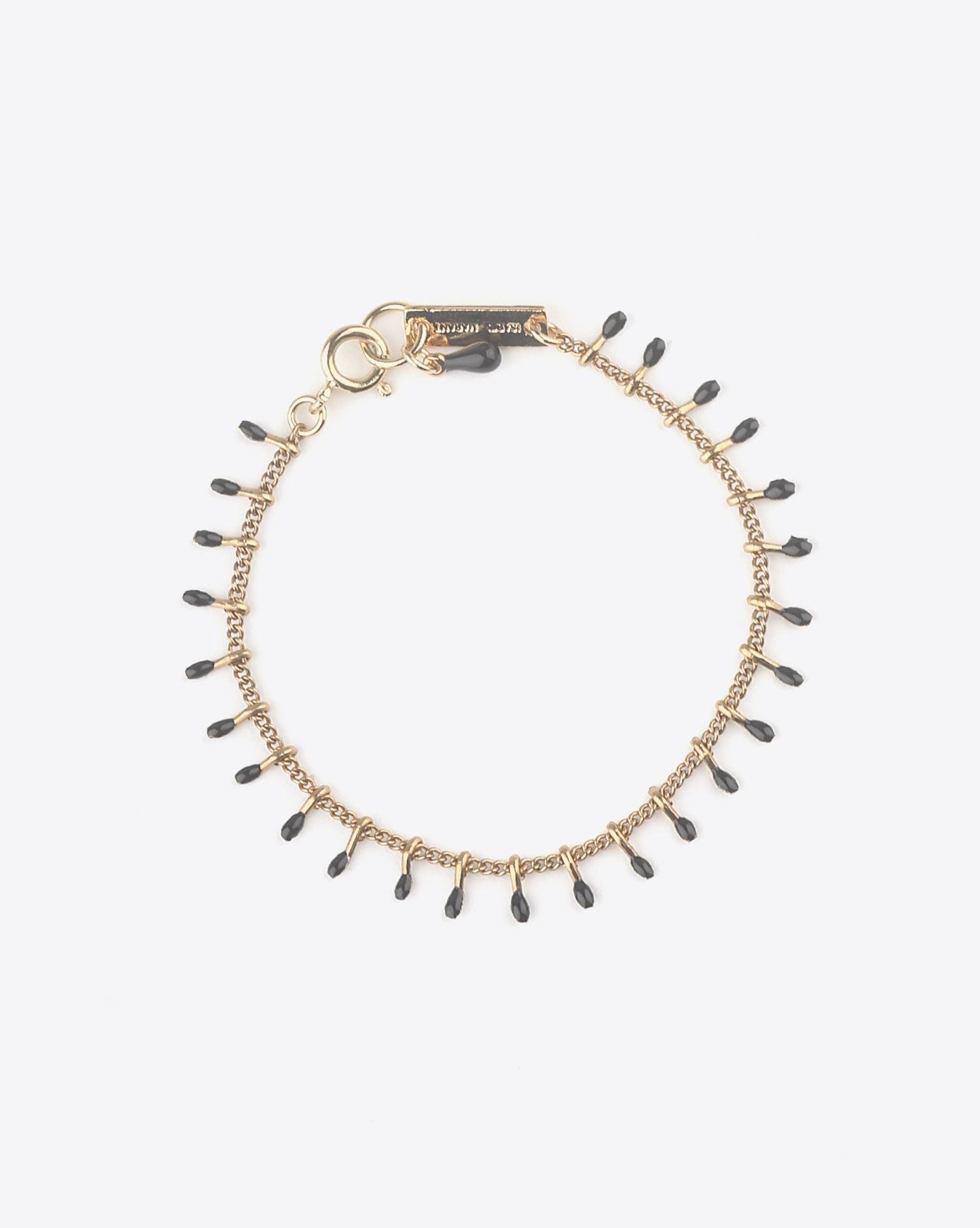 Isabel Marant Bijoux Bracelet CASABLANCA Mini Perles - Black 