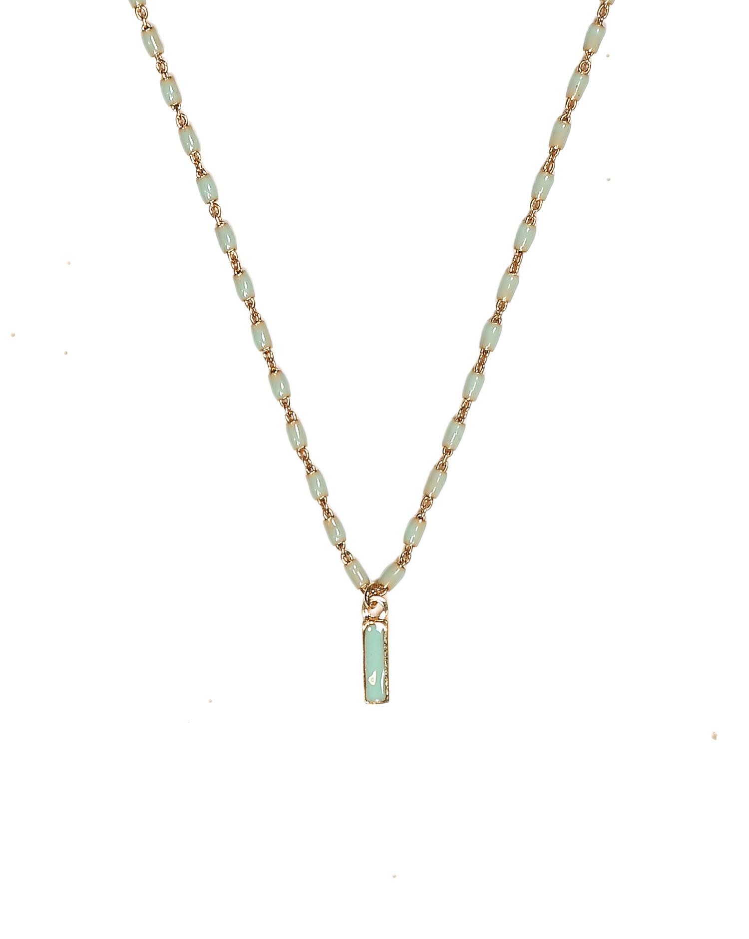 Isabel Marant Bijoux Collier long NEW CASABLANCA - Water Green  