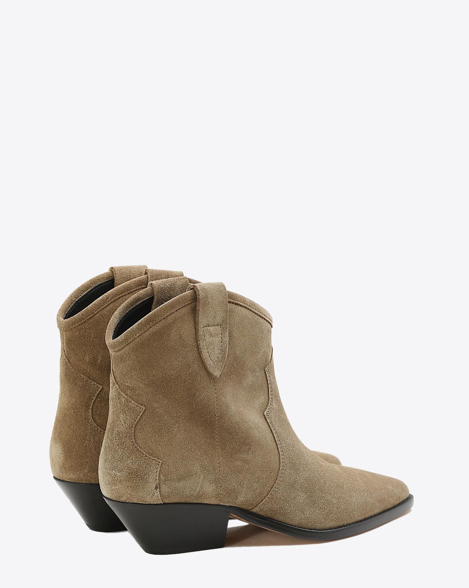 Isabel Marant Chaussures Boots DEWINA - Velvet Taupe   