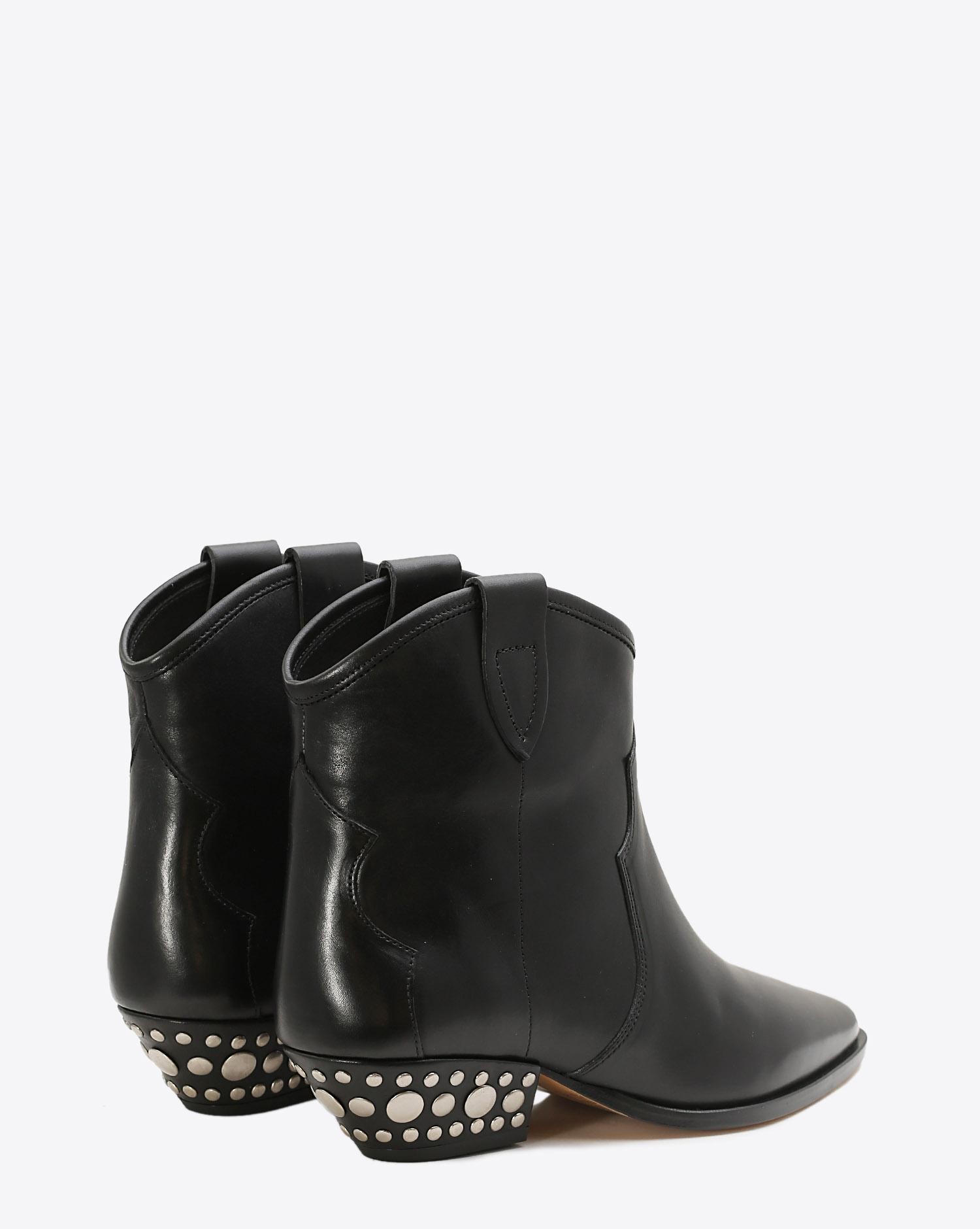 Isabel Marant Chaussures Boots Santiags DAWYNA - Leather Black  