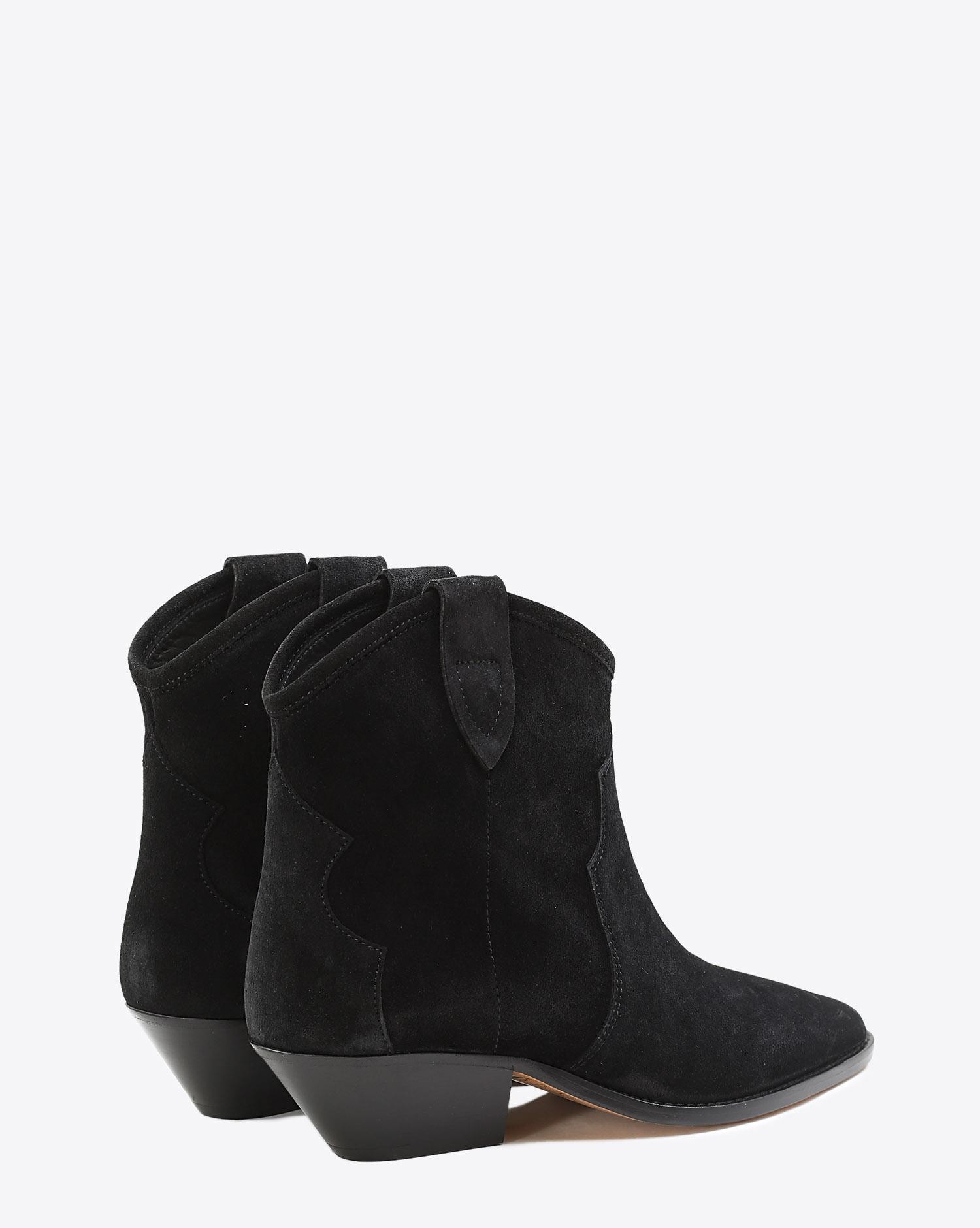 Isabel Marant Chaussures Boots Santiags DEWINA - Velvet Black  