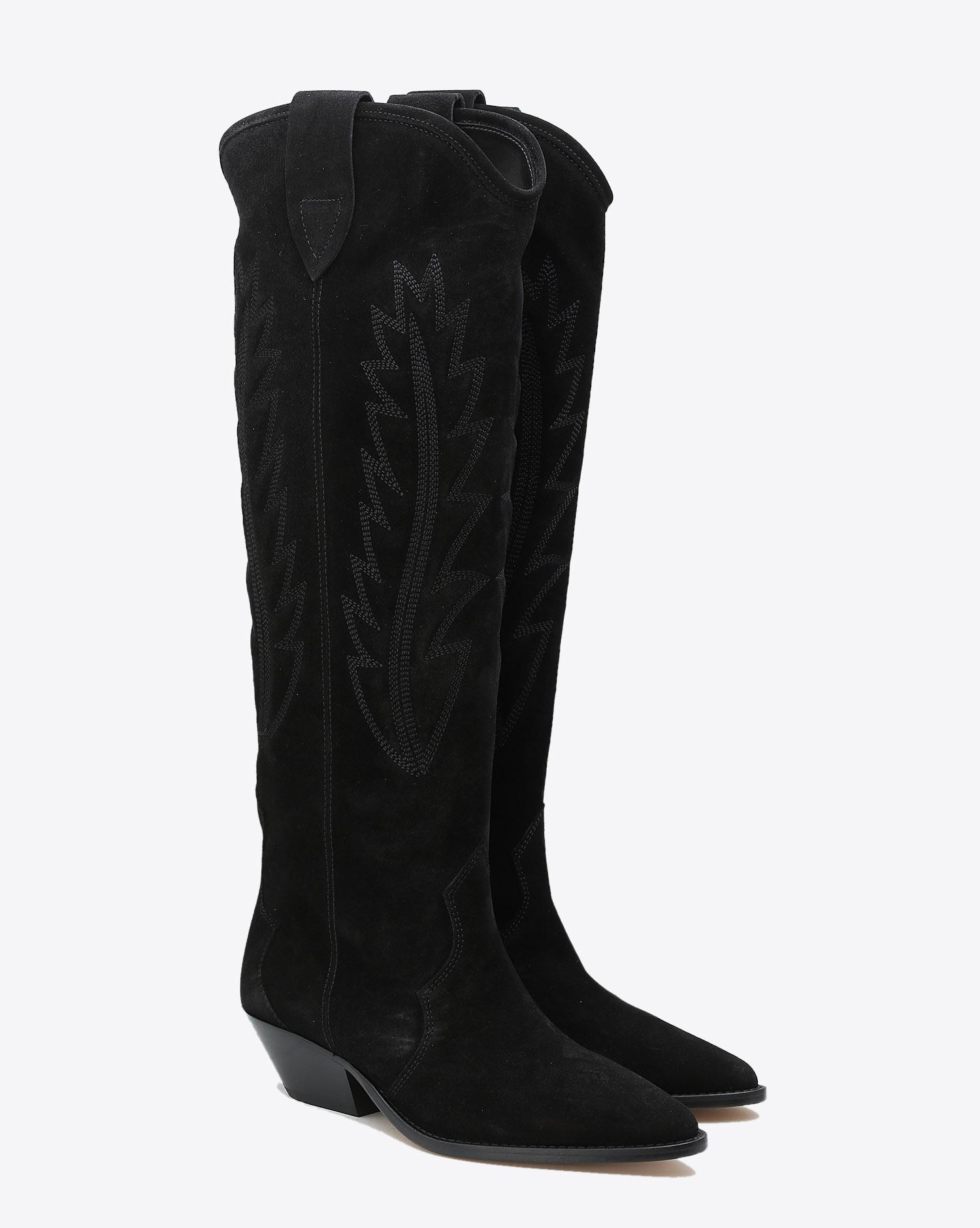 Isabel marant white fringe boots hotsell