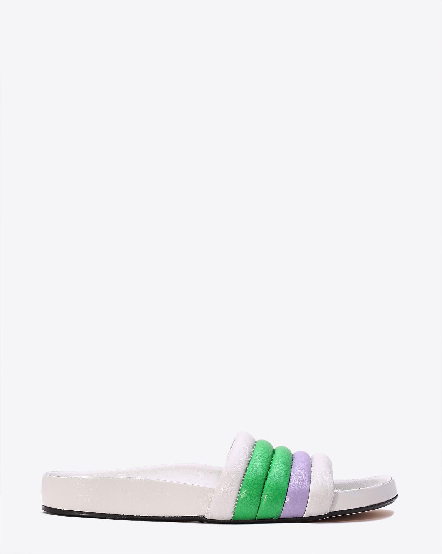 Isabel Marant Chaussures Défilé Sandales HELLEA - Chalk  