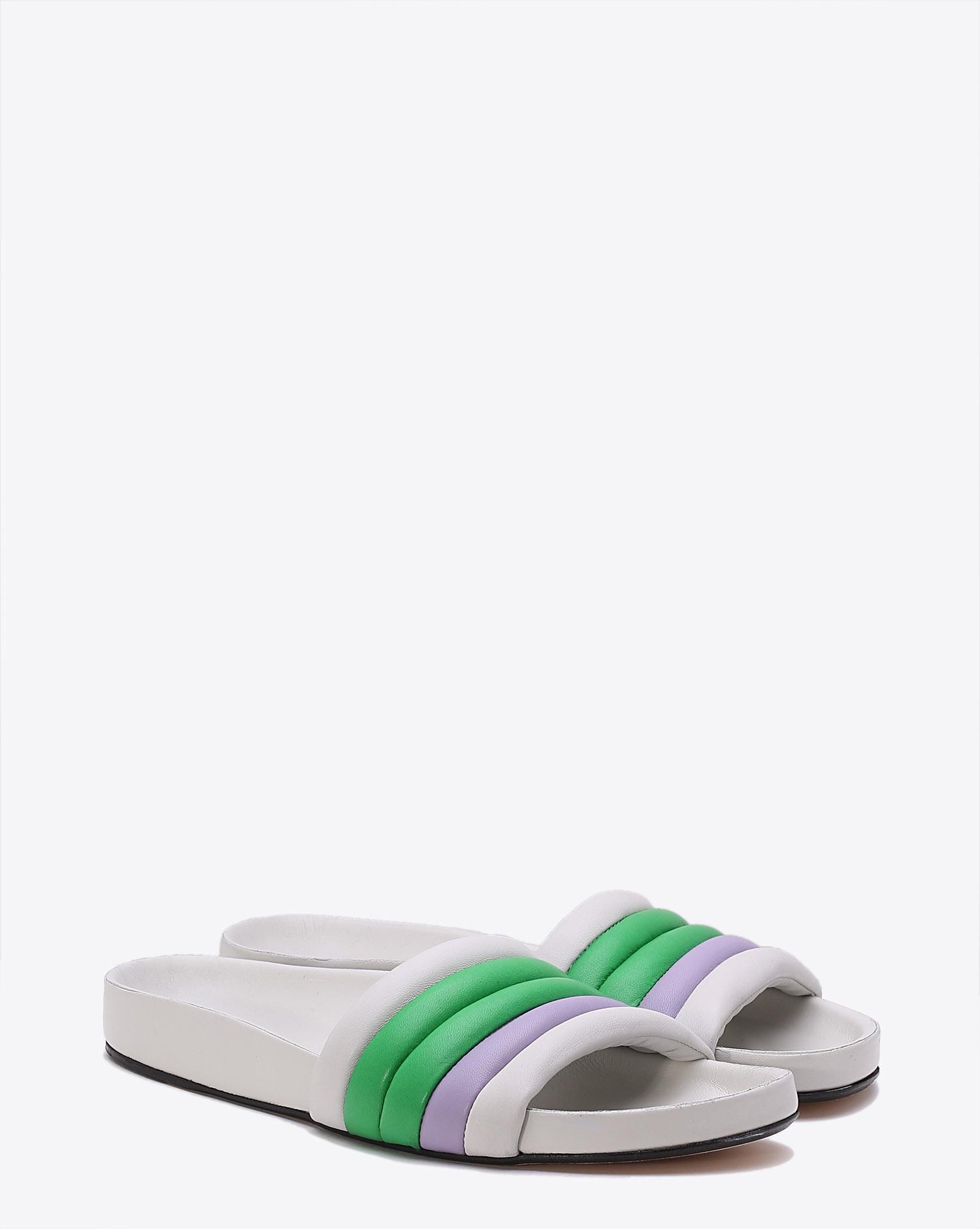 Isabel Marant Chaussures Défilé Sandales HELLEA - Chalk  