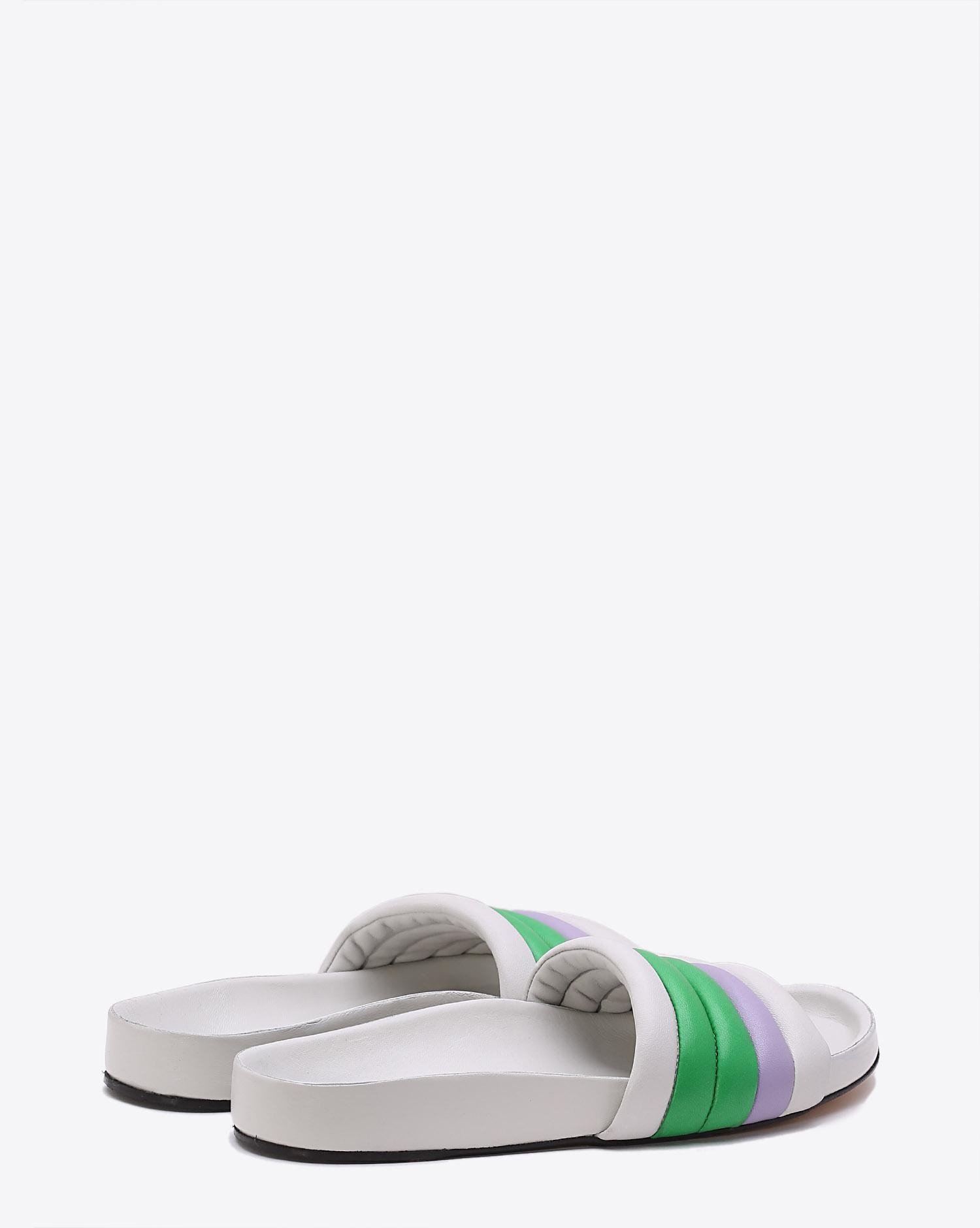 Isabel Marant Chaussures Défilé Sandales HELLEA - Chalk  