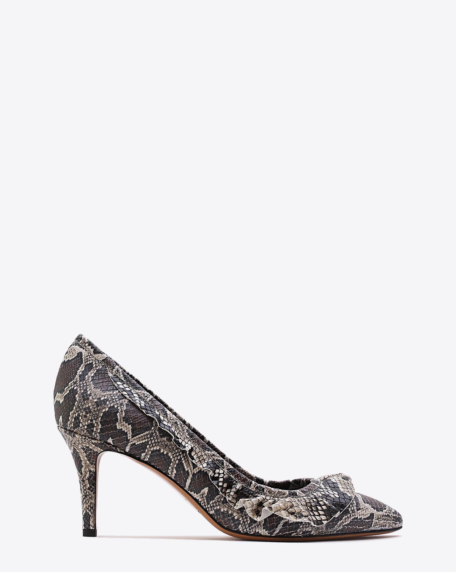 Isabel Marant Chaussures Escarpins Poween - Exotic Print Beige  