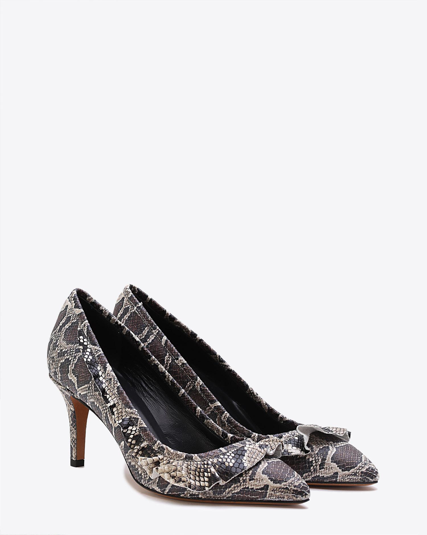 Isabel Marant Chaussures Escarpins Poween - Exotic Print Beige  