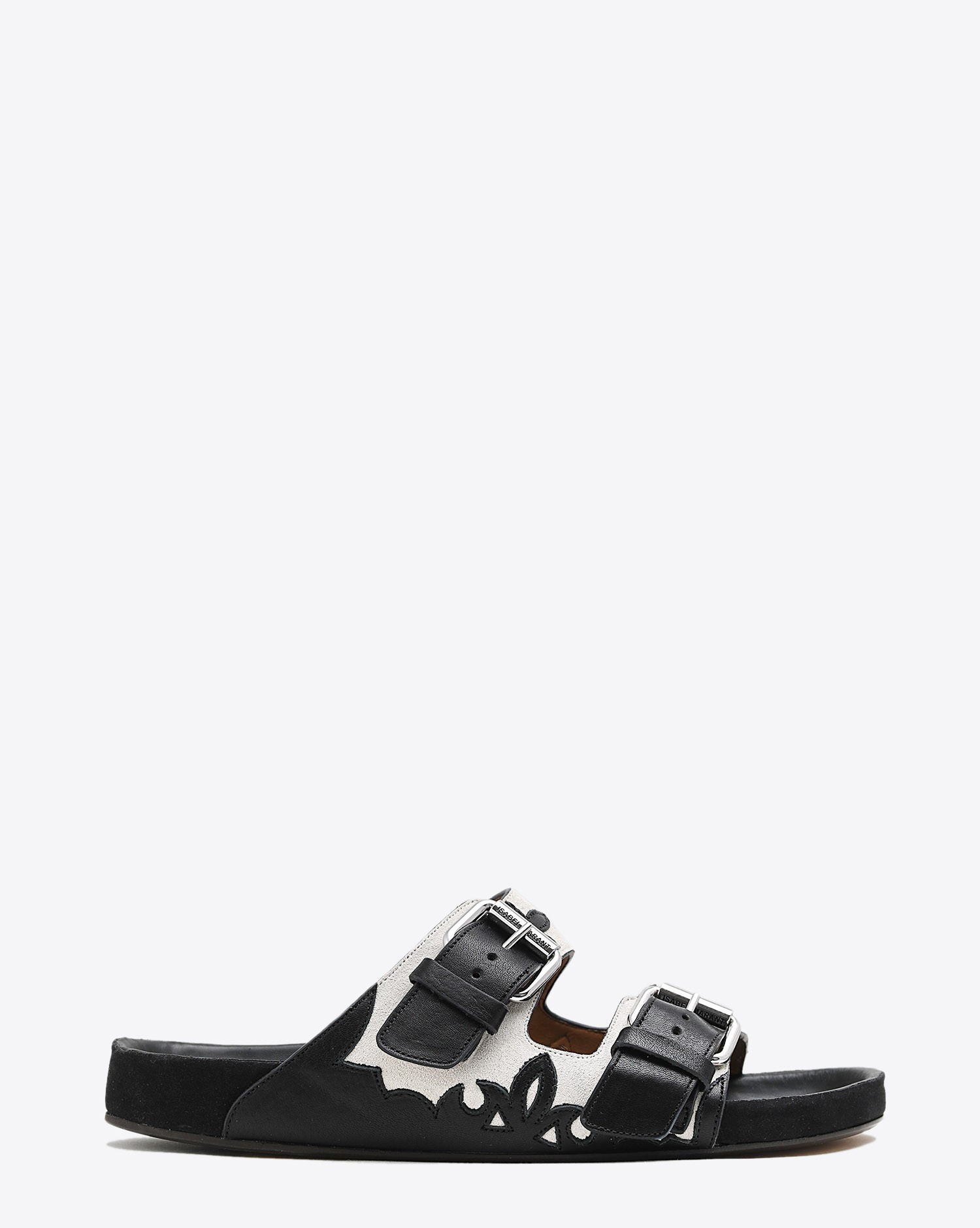Image du produit Isabel Marant Chaussures Sandales Lennyo - Chalk/Black   - porté