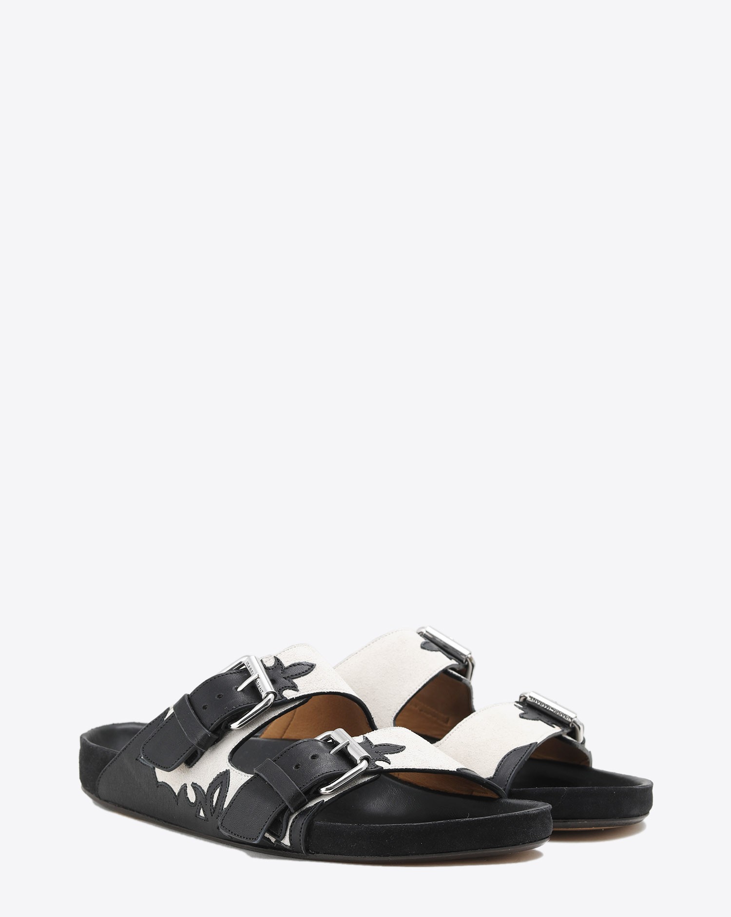 Image du produit Isabel Marant Chaussures Sandales Lennyo - Chalk/Black   - 3