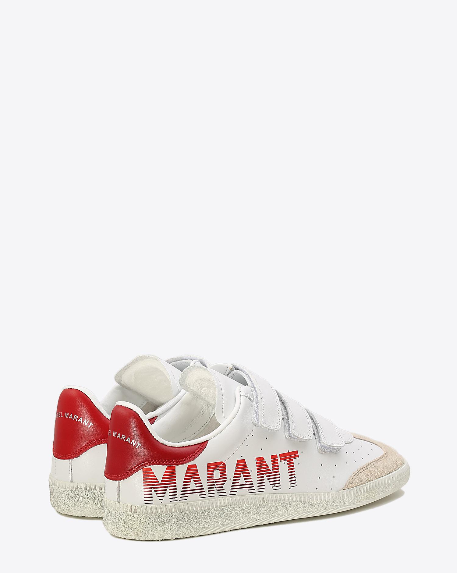 Isabel Marant Chaussures Sneakers BETH - "Marant" White  