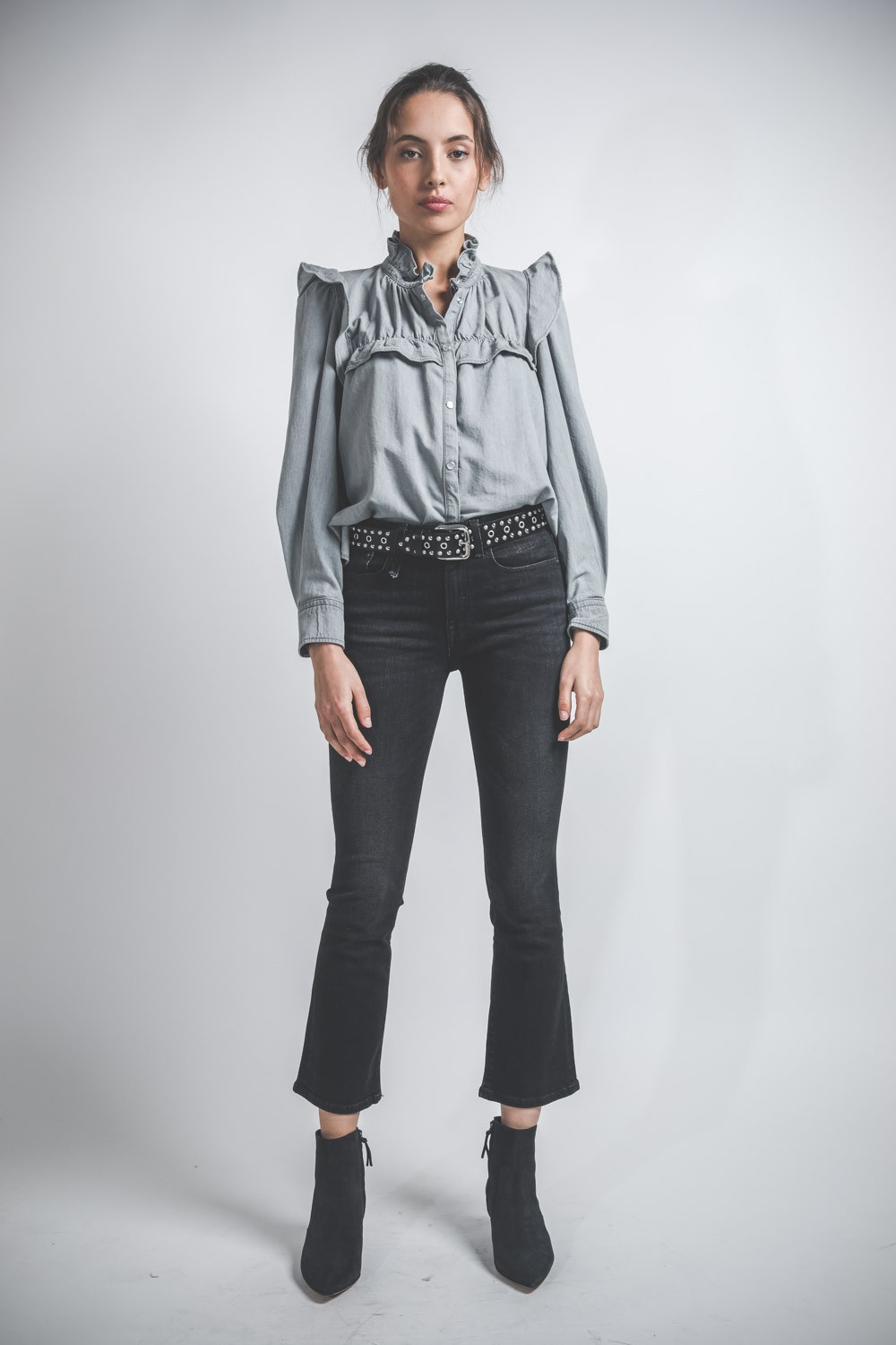 Image du produit Isabel Marant Etoile Chemise Idety - Light Grey - 3