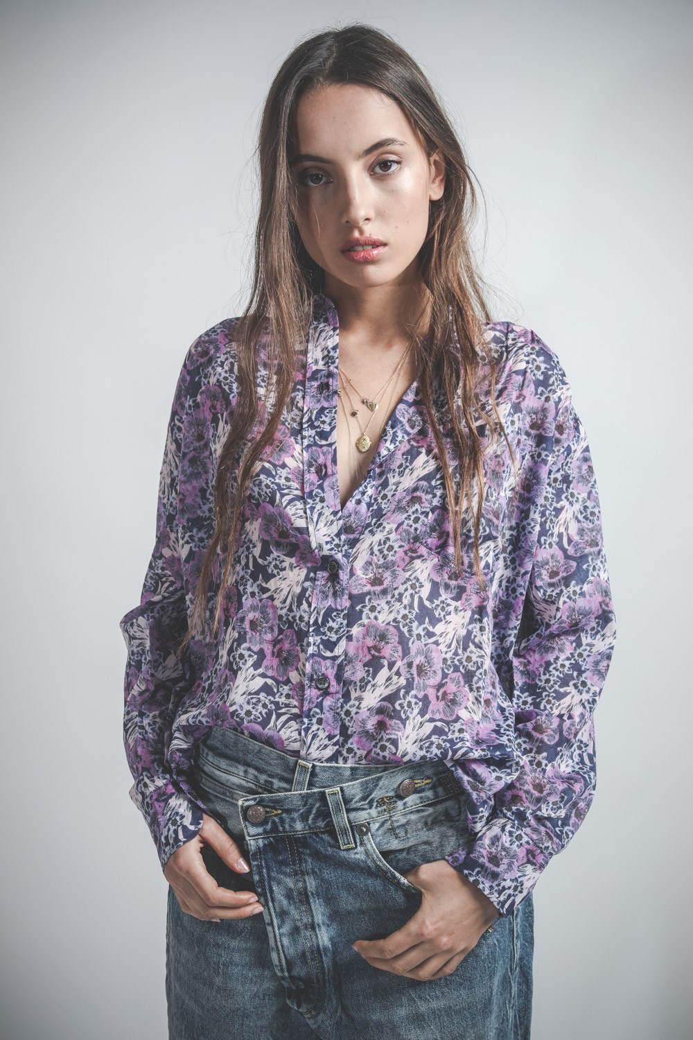 Image du produit Isabel Marant Etoile Chemise Mexika Printed Bouti - Faded Night - 2