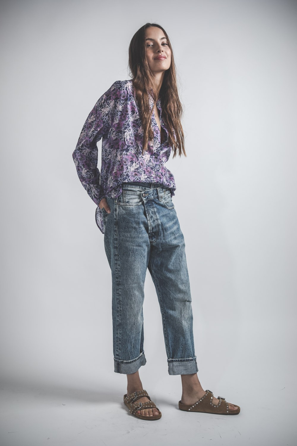 Image du produit Isabel Marant Etoile Chemise Mexika Printed Bouti - Faded Night - 3