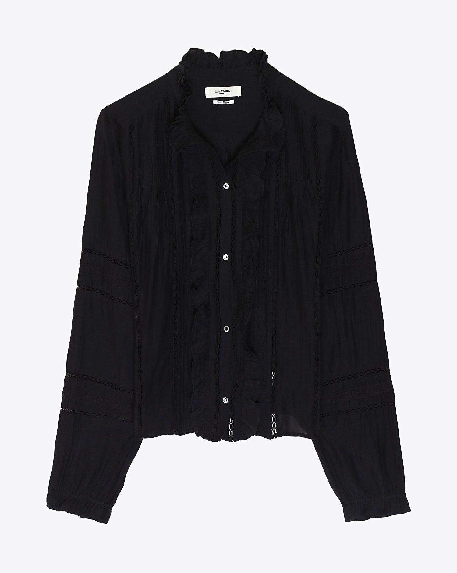 Isabel Marant Etoile Chemise VALDA - Black  