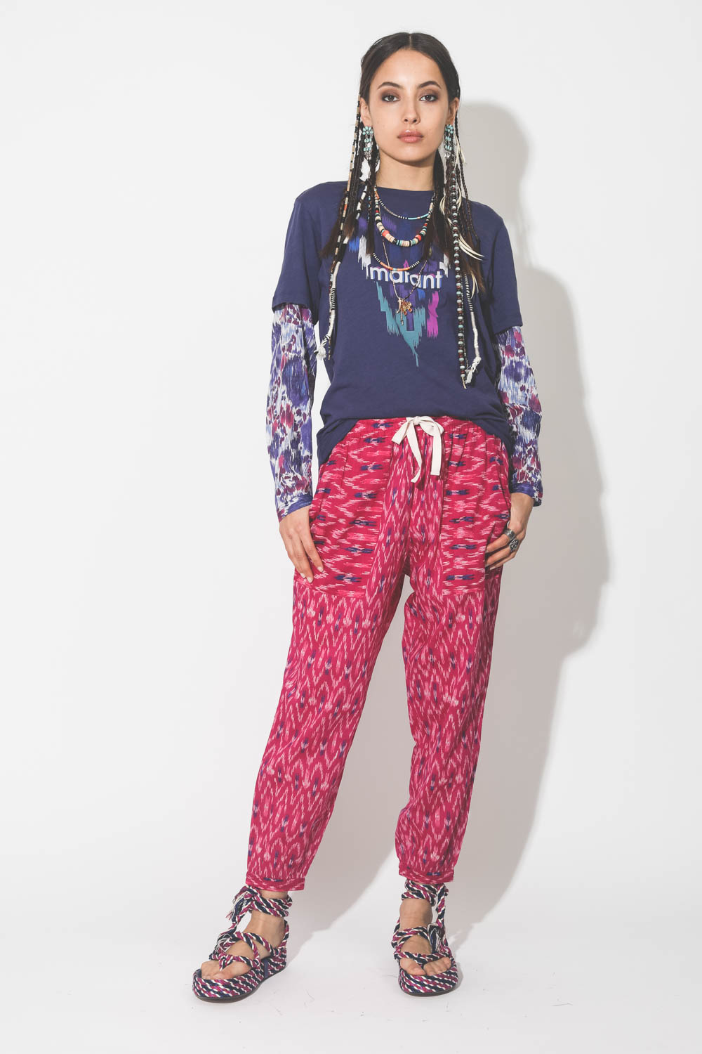 Isabel Marant Etoileフローラルプリントパンツ Isabel Marant Etoileフローラルプリントパンツ ISABEL MARANT