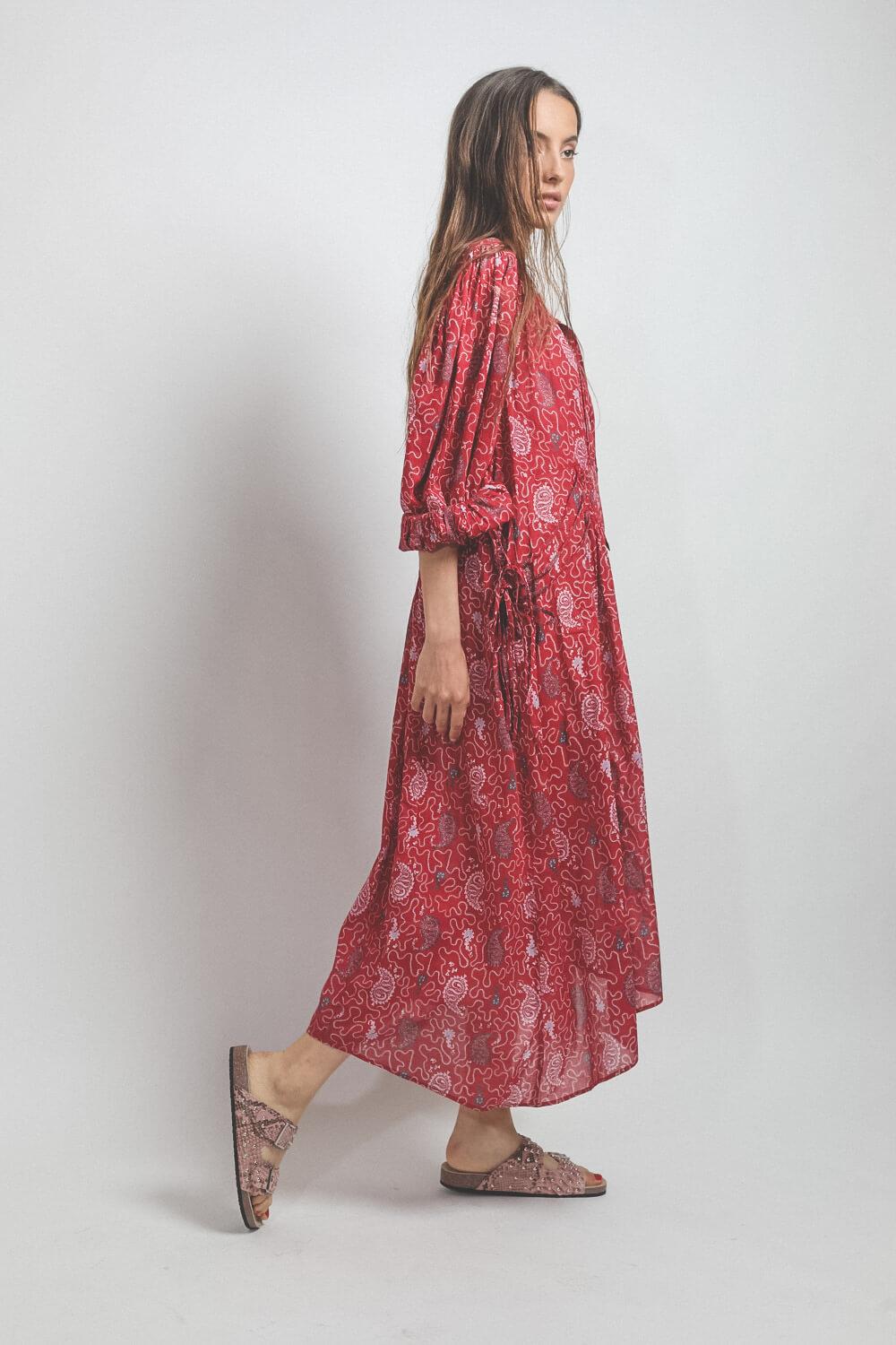 Image du produit Isabel Marant Etoile Robe Ariana - Red   - 2