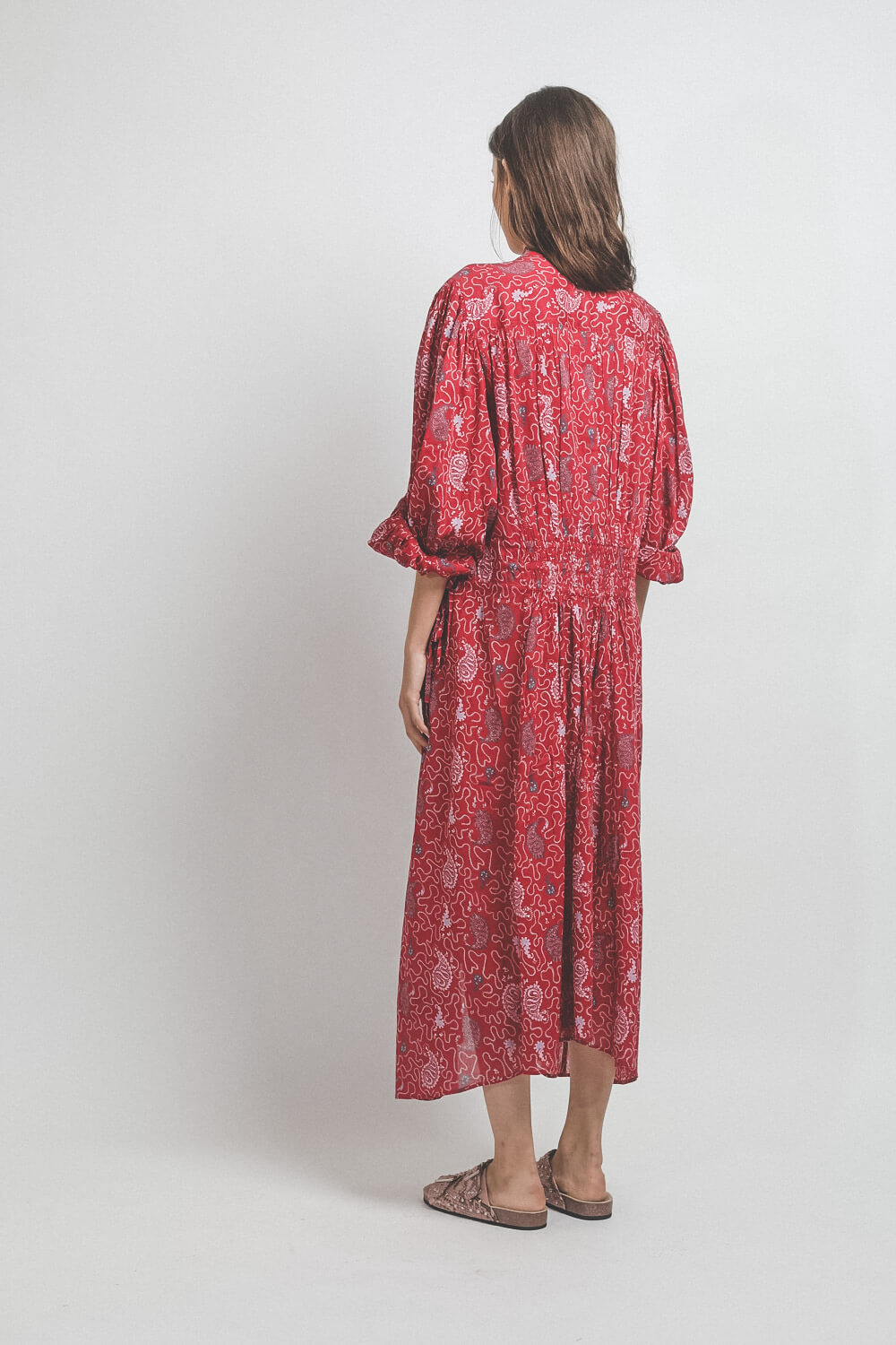 Image du produit Isabel Marant Etoile Robe Ariana - Red   - 3