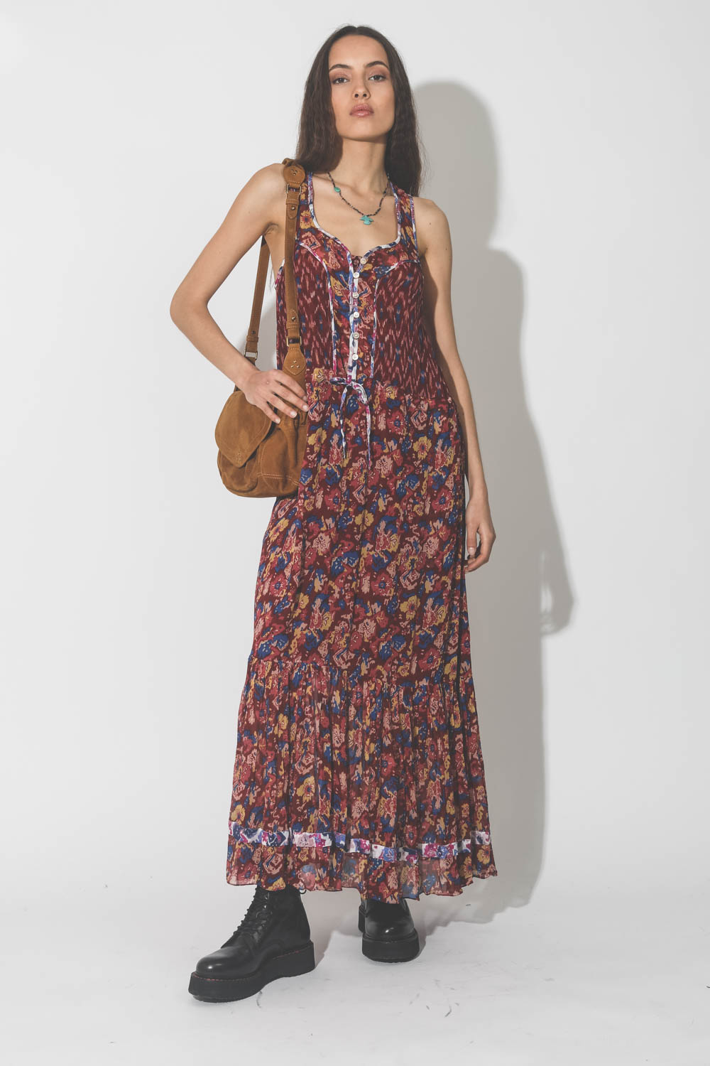 Image du produit Isabel Marant Etoile Robe RANDIA - Burnt Henna  - 2