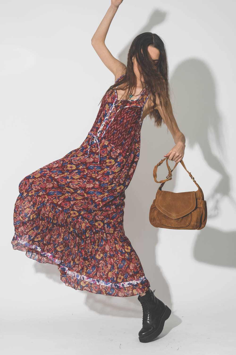 Image du produit Isabel Marant Etoile Robe RANDIA - Burnt Henna  - 3