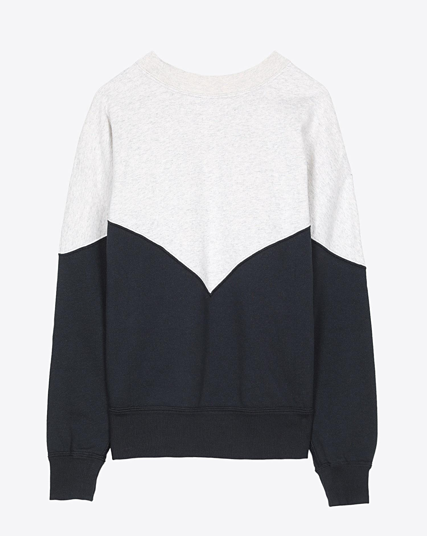 Sweatshirt Houston logo faded black Isabel Marant Etoile 