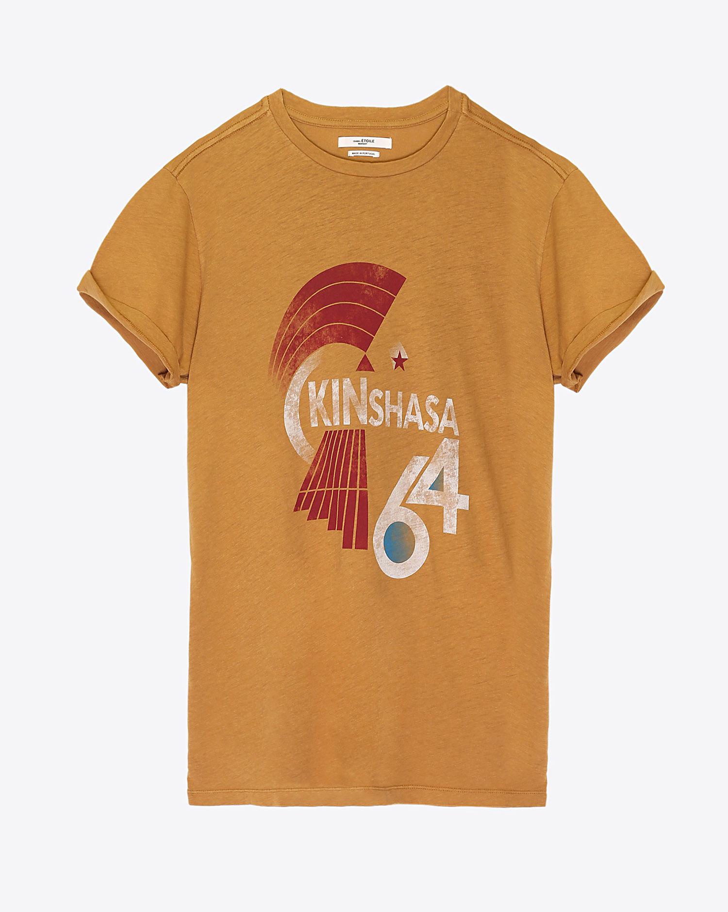 Isabel Marant Etoile Tee - Shirt ZEWEL - Ochre   