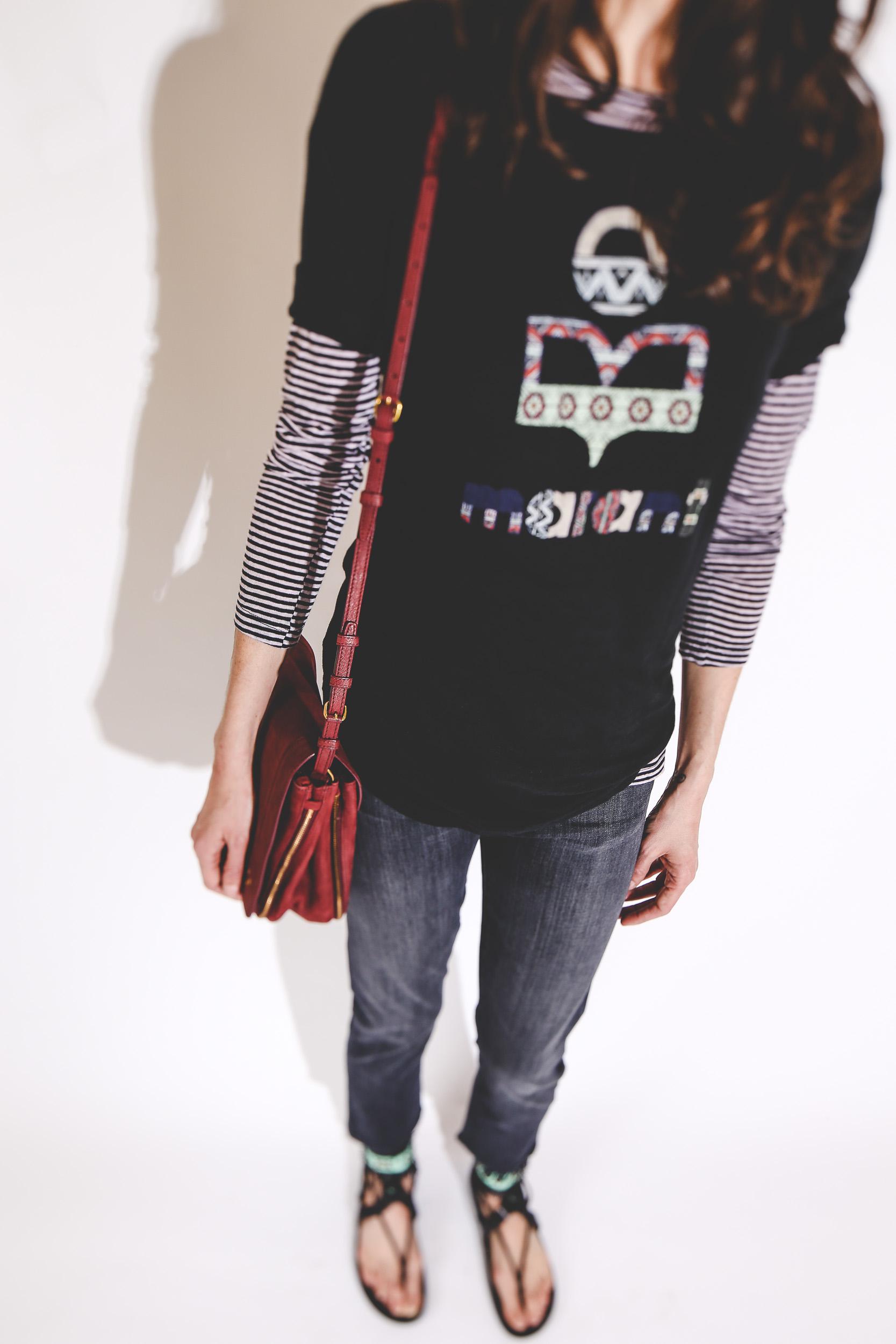 Isabel Marant Etoile Tee Shirt KAARON - Lilac  