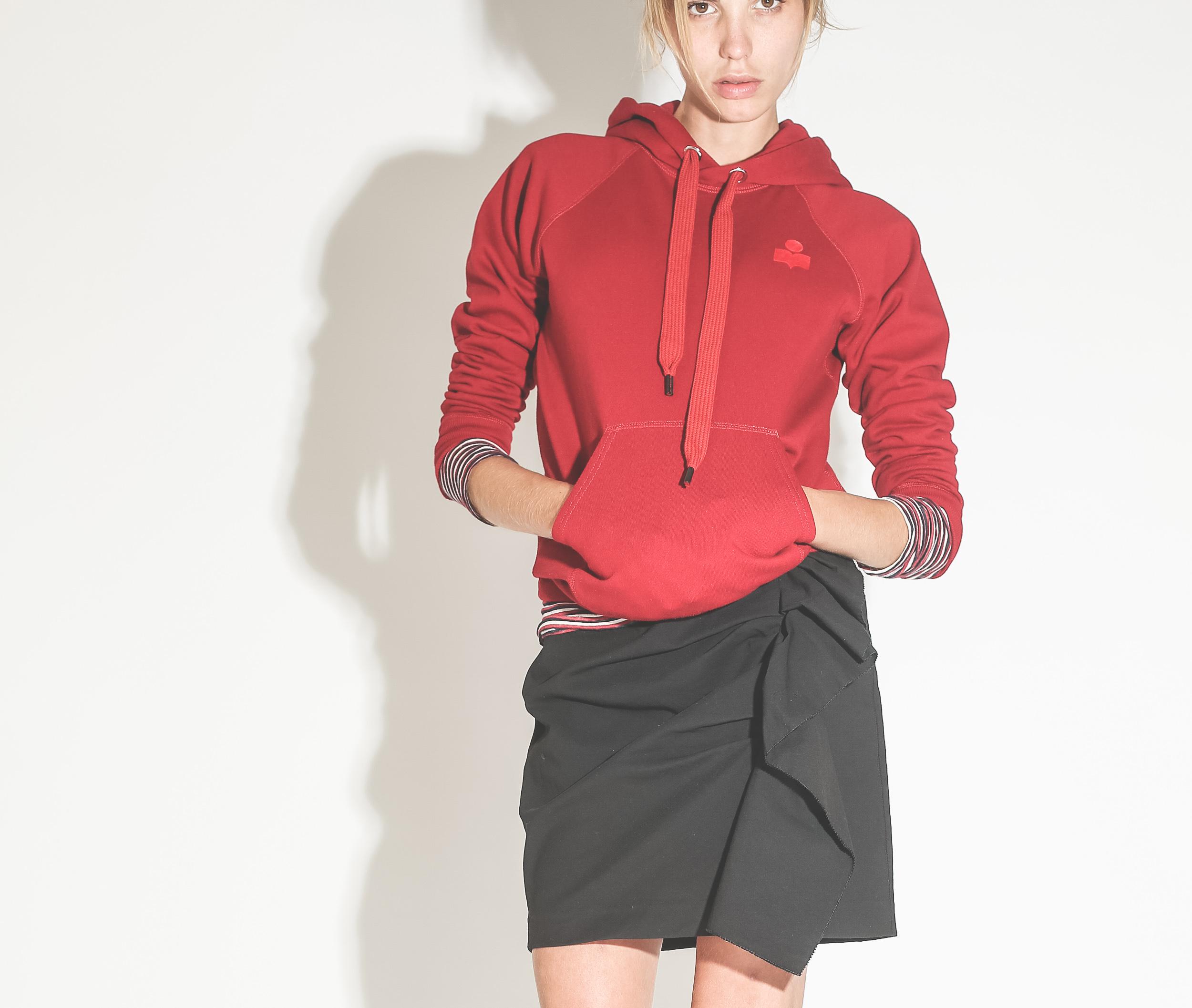Isabel Marant Etoile Tee Shirt KAARON - Red  Black  