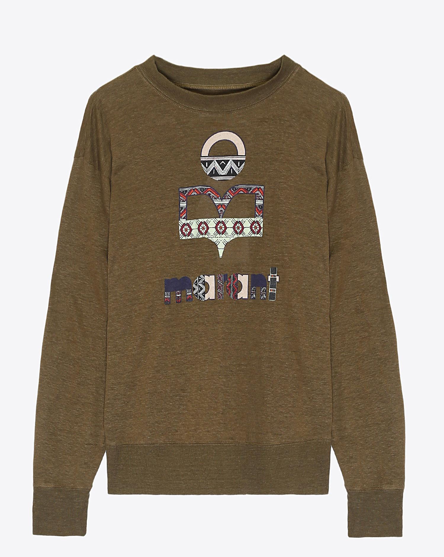 Isabel Marant Etoile Tee Shirt Klowia - Khaki  