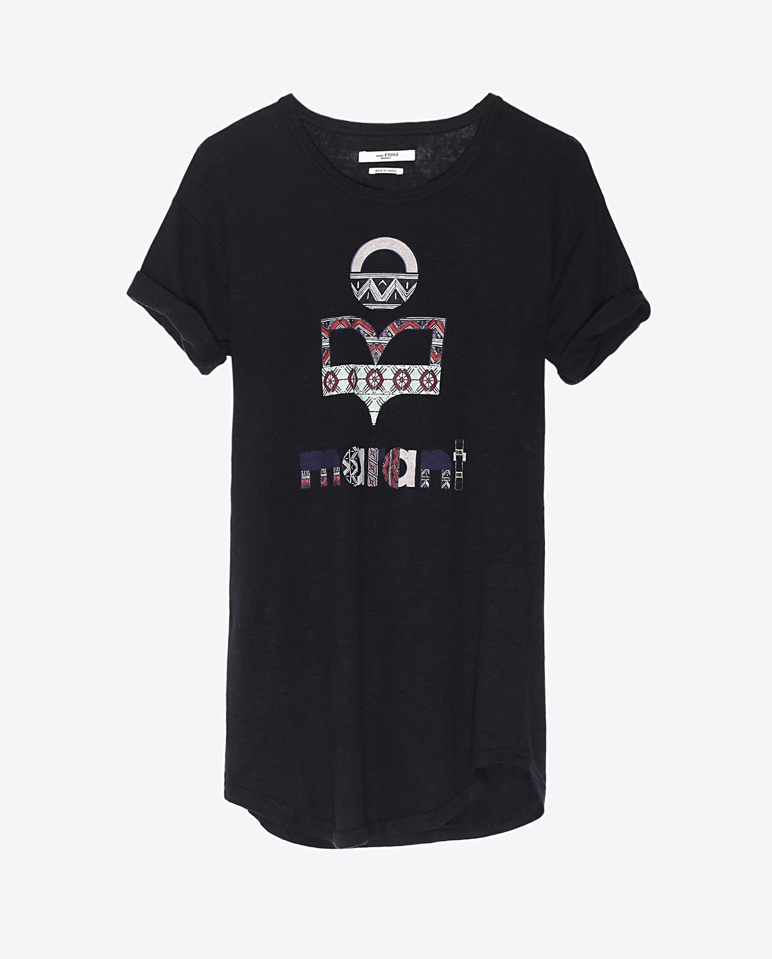 Isabel Marant Etoile Tee Shirt Koldi - Black E18  