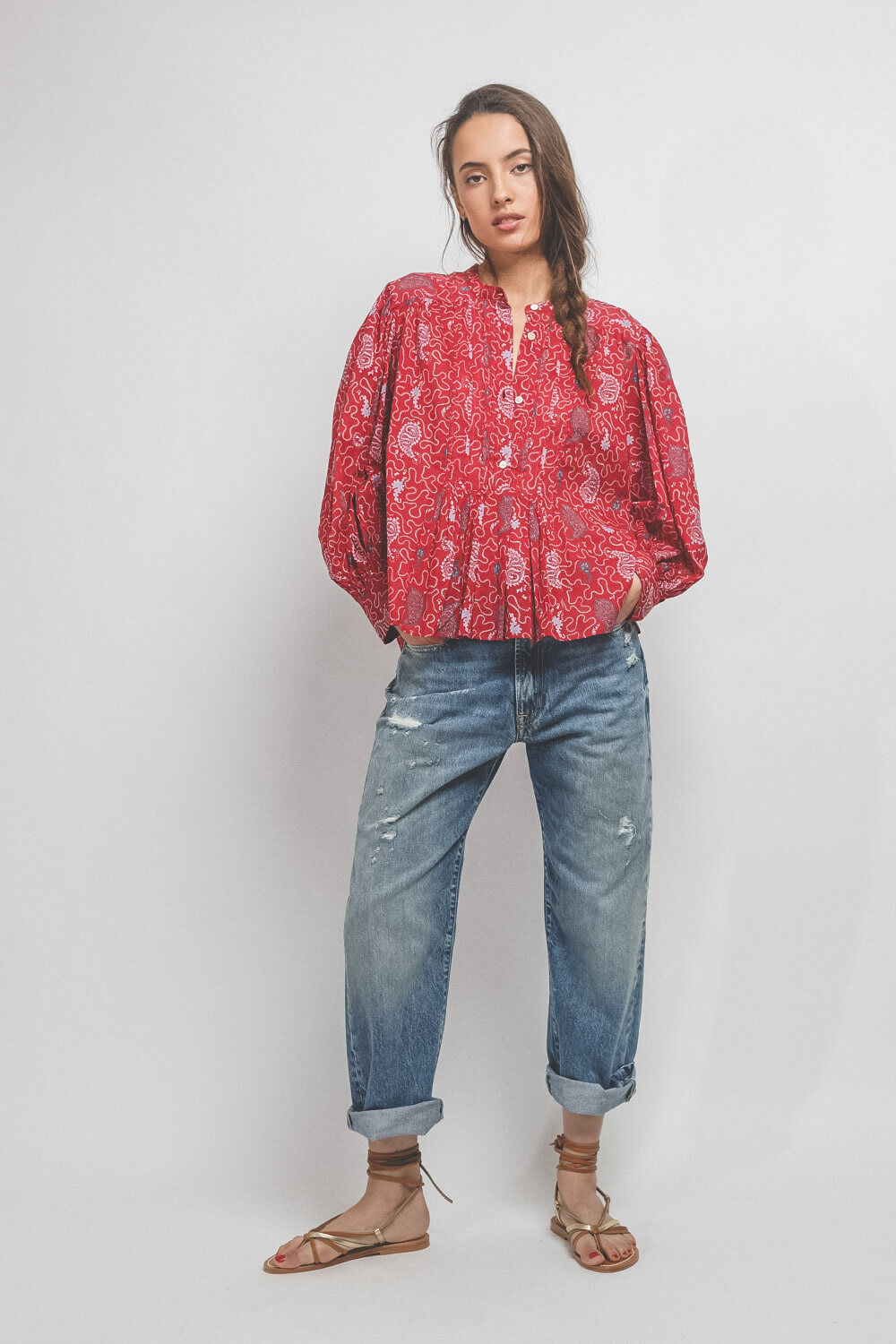Image du produit Isabel Marant Etoile Top Adigra - Red - 2