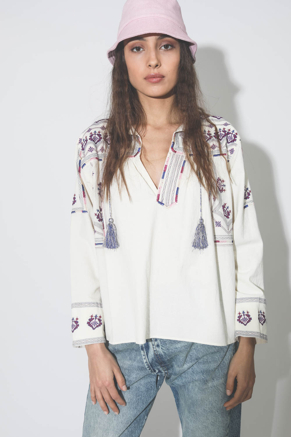 Image du produit Isabel Marant Etoile Top TREYA - Ecru  - 3