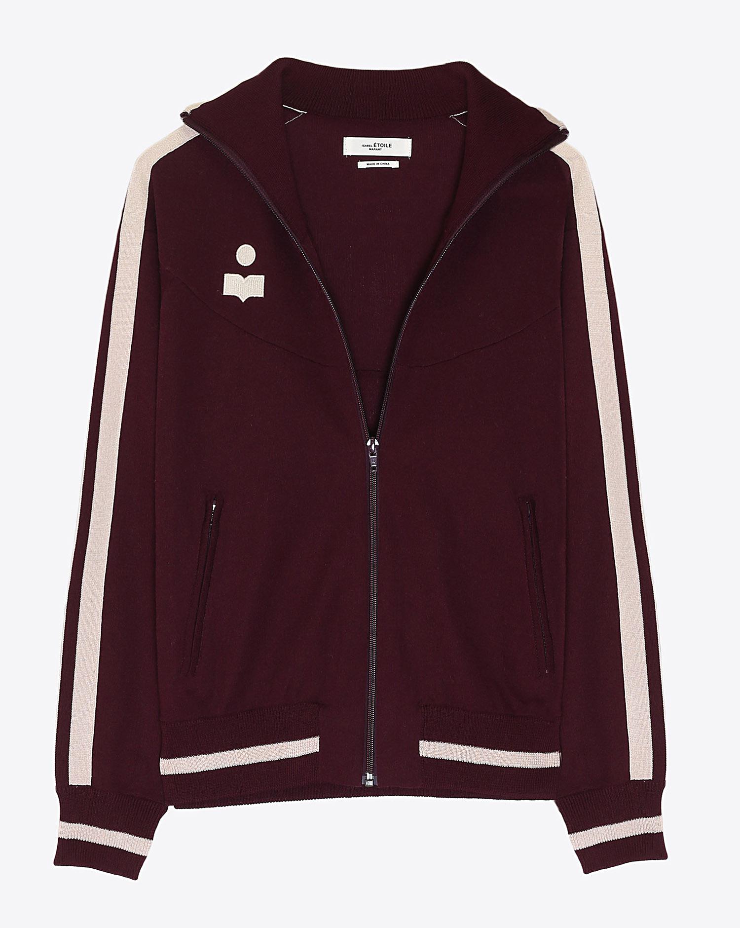 Isabel Marant Etoile Veste DARCY - Burgundy  