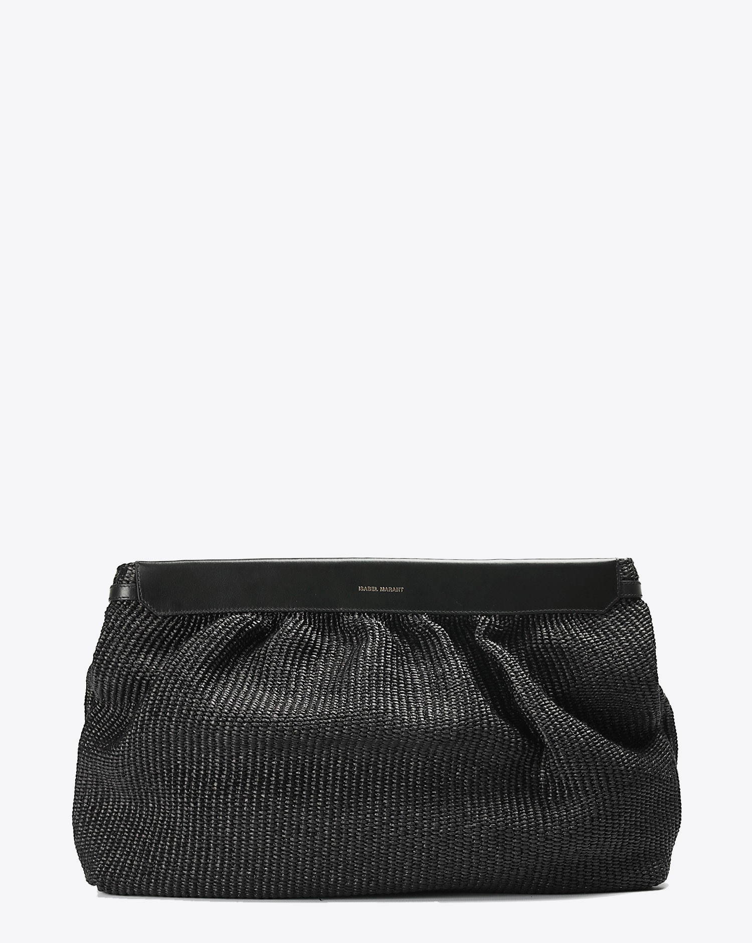 Image du produit Isabel Marant Sacs Pochette Luzel Raffia - Black  