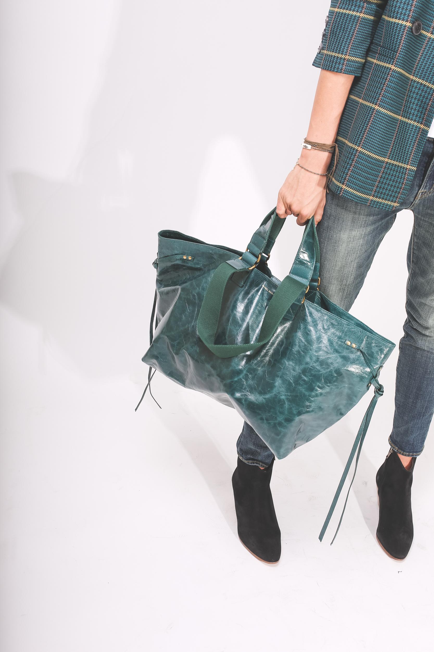 Isabel Marant Sacs WARDY - Dark Green   