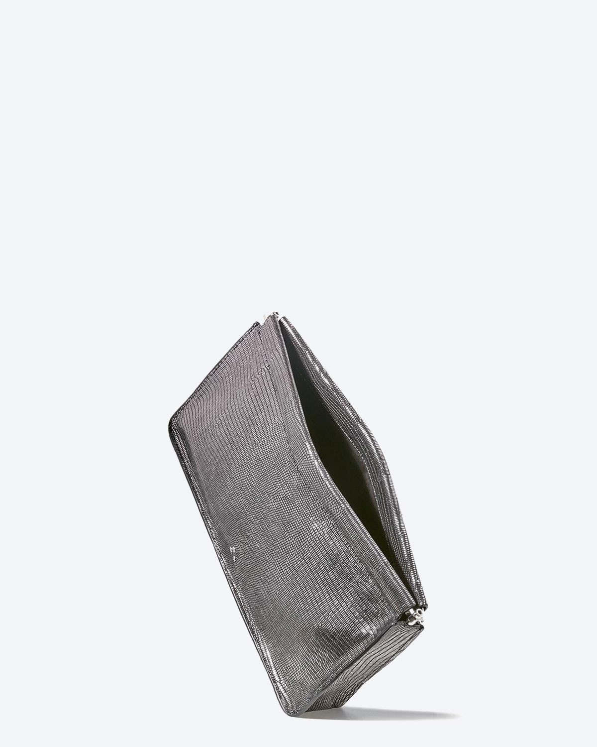 Jérôme Dreyfuss Accessoires Collection Clic Clac XL - Lambskin Print Métalisé  