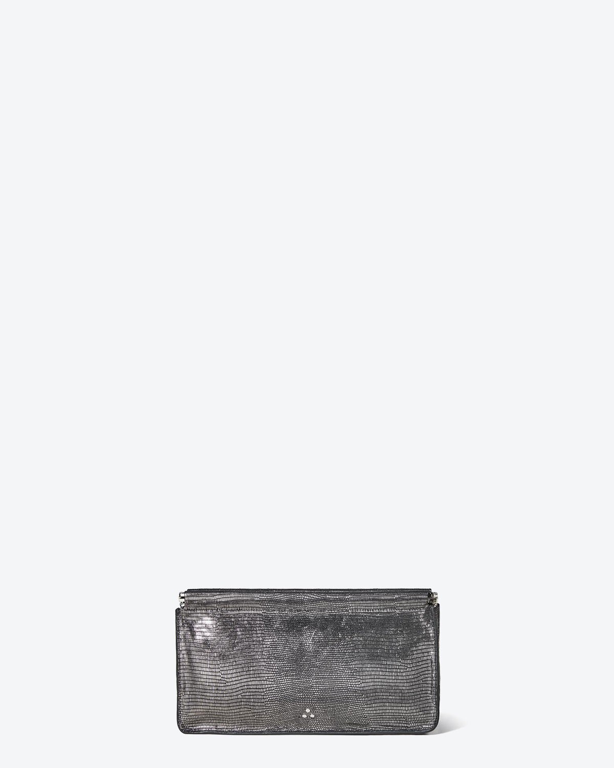 Jérôme Dreyfuss Accessoires Collection Clic Clac XL - Lambskin Print Métalisé  