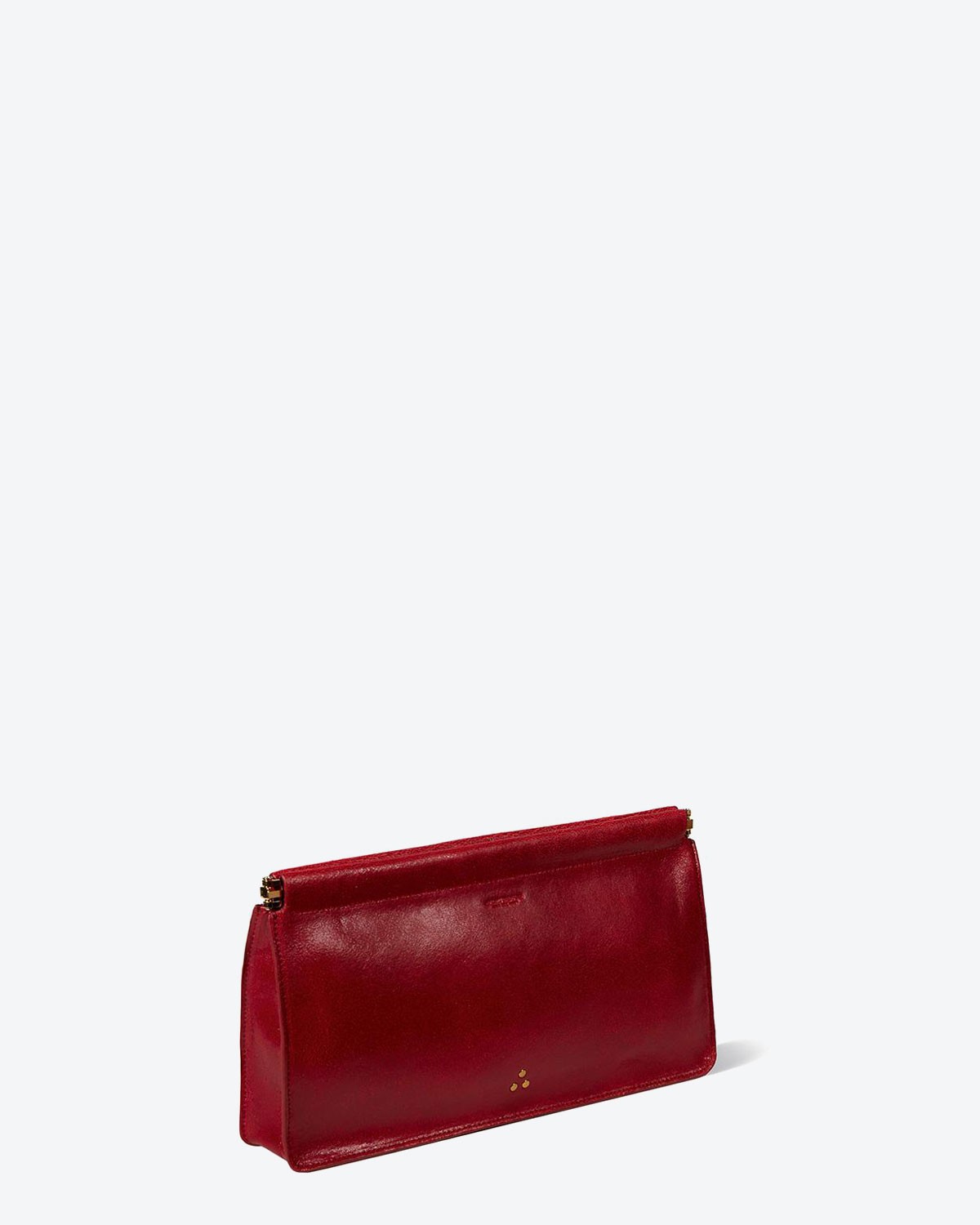 Jérôme Dreyfuss Accessoires Collection Clic Clac XL - Lambskin Vernis Rouge  
