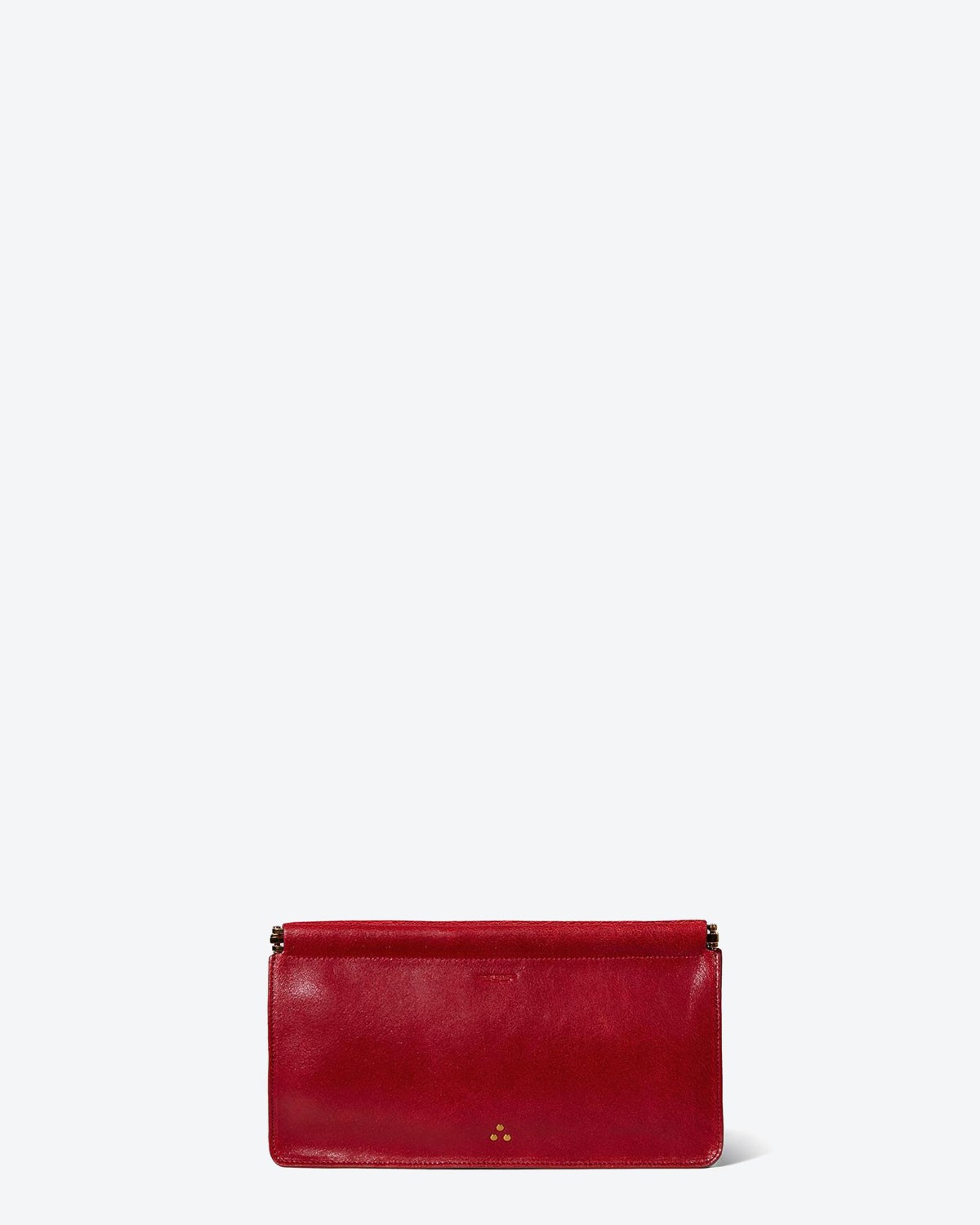 Jérôme Dreyfuss Accessoires Collection Clic Clac XL - Lambskin Vernis Rouge  