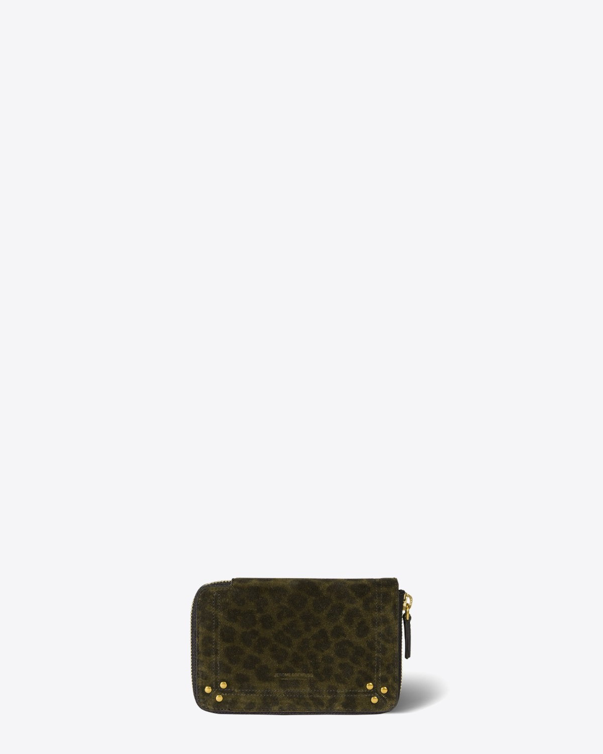 Image du produit Jérôme Dreyfuss Accessoires Collection Julien Split Suede Leopard Kaki  