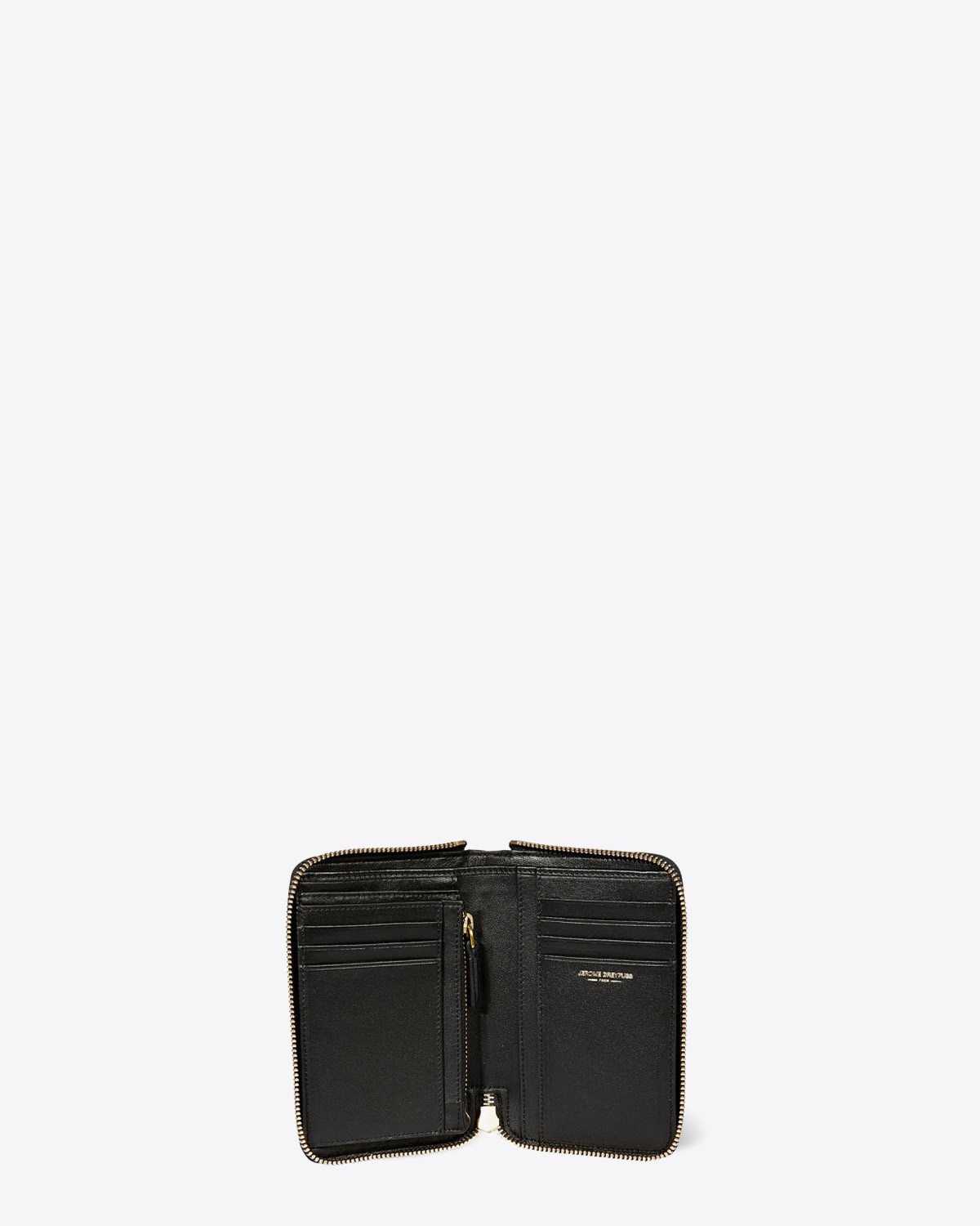 Image du produit Jérôme Dreyfuss Portefeuille Julien – Cuir Vachette Croco Noir - 2