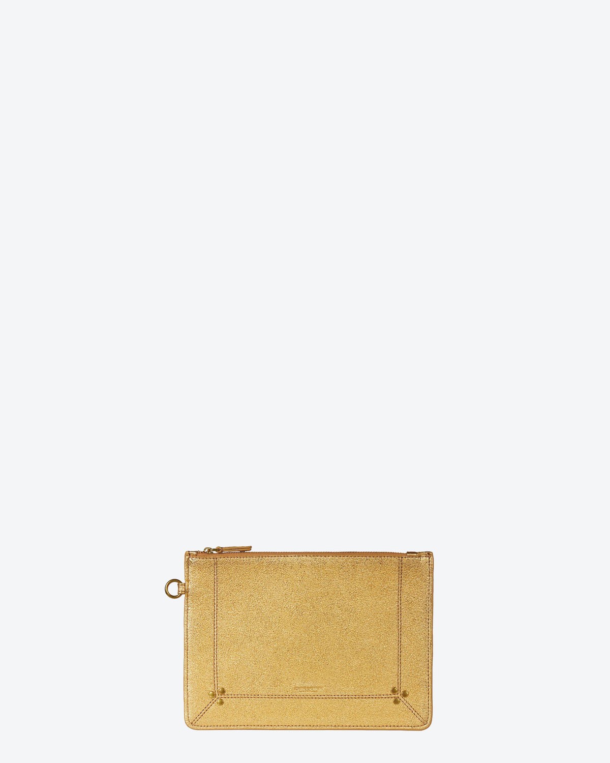 Jérôme Dreyfuss Accessoires Collection Popoche M - Lambskin Gold Mat   