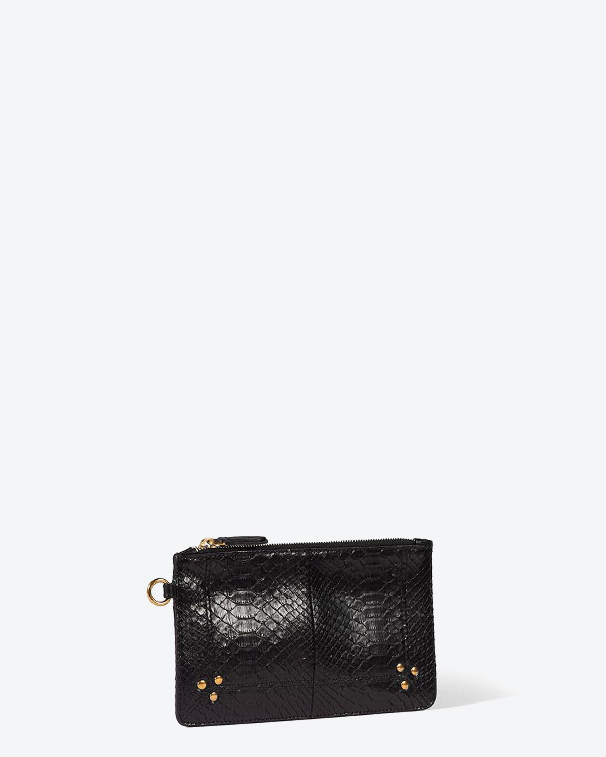 Jérôme Dreyfuss Accessoires Collection Popoche S - Python Noir   