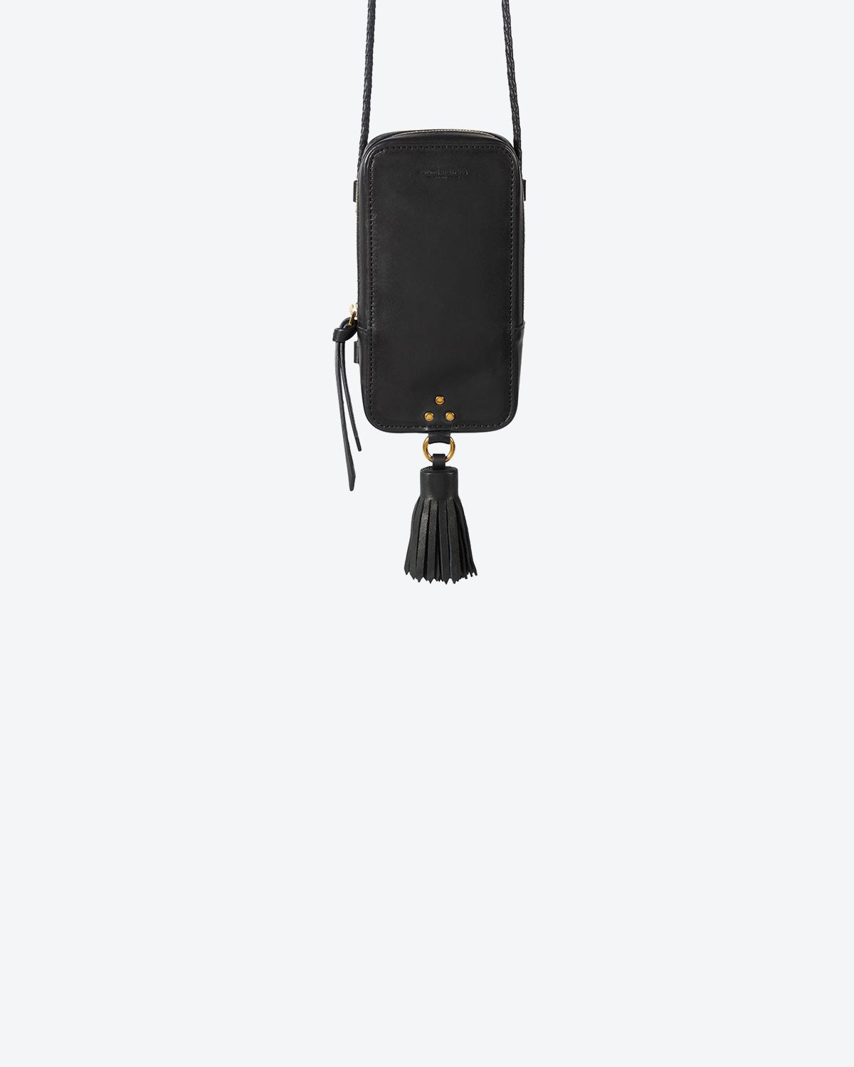 Jérôme Dreyfuss Accessoires Pré-Collection Niko Sautoir - Lambskin Noir brass  