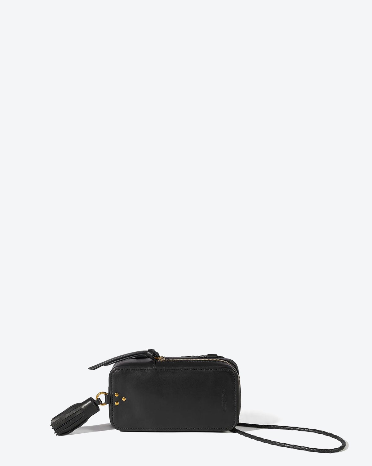Jérôme Dreyfuss Accessoires Pré-Collection Niko Sautoir - Lambskin Noir brass  