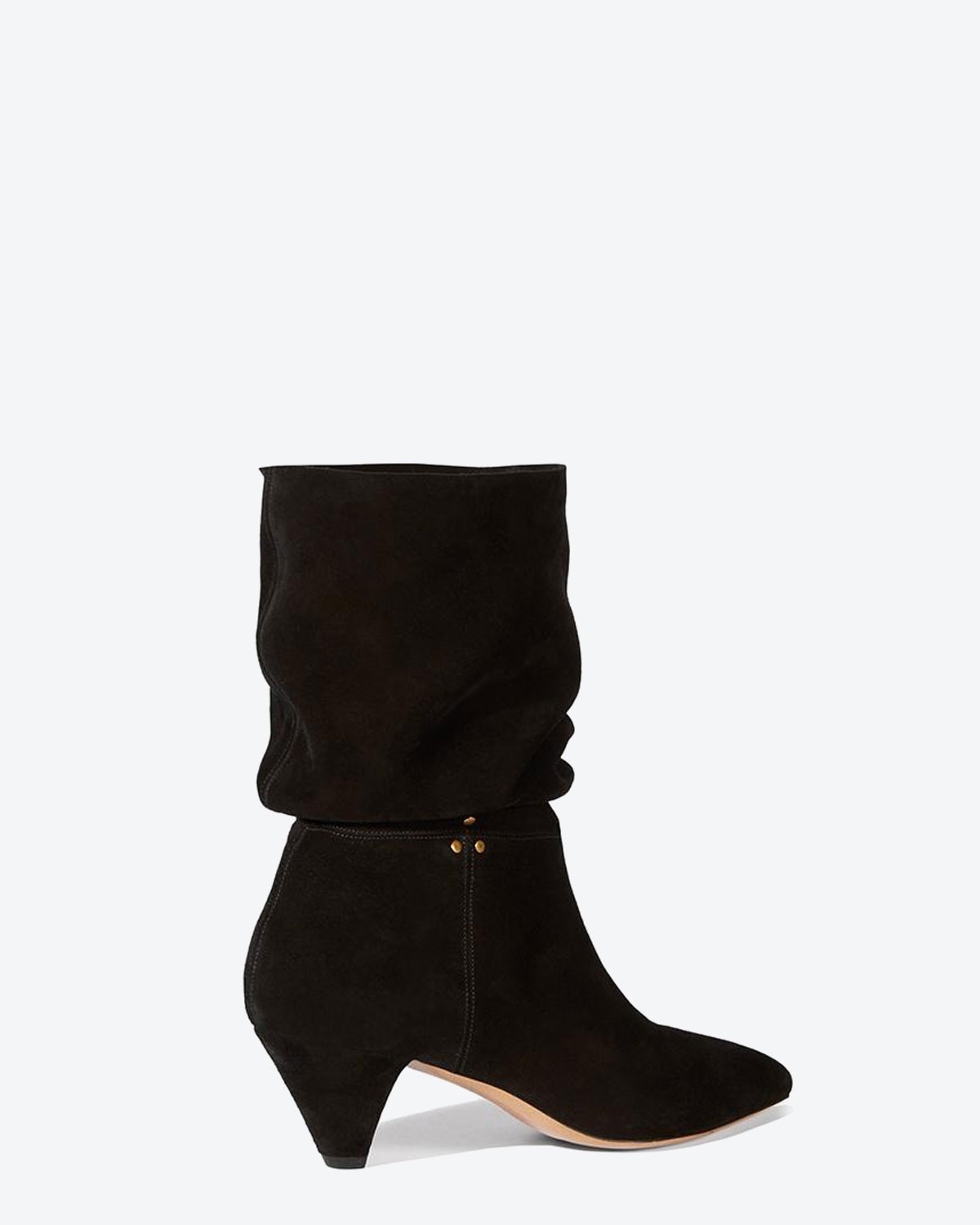Jérôme Dreyfuss Chaussures Collection Bottes Sandie 50 - Split Suede Noir   
