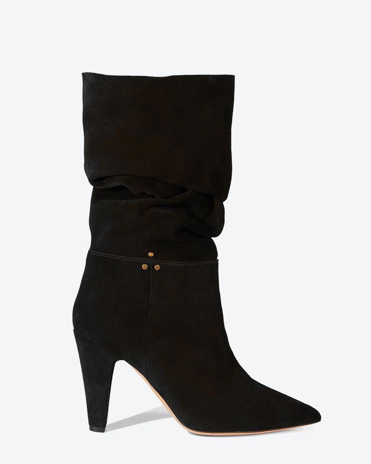 Jérôme Dreyfuss Chaussures Collection Bottes Sandie 95 - Split Suede Noir