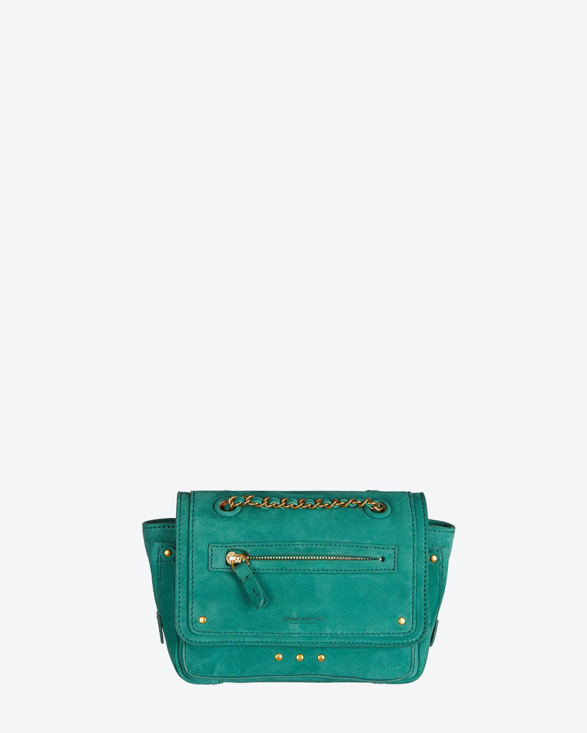Jérôme Dreyfuss Collection Benji - Goatskin Nubuck Menthe  