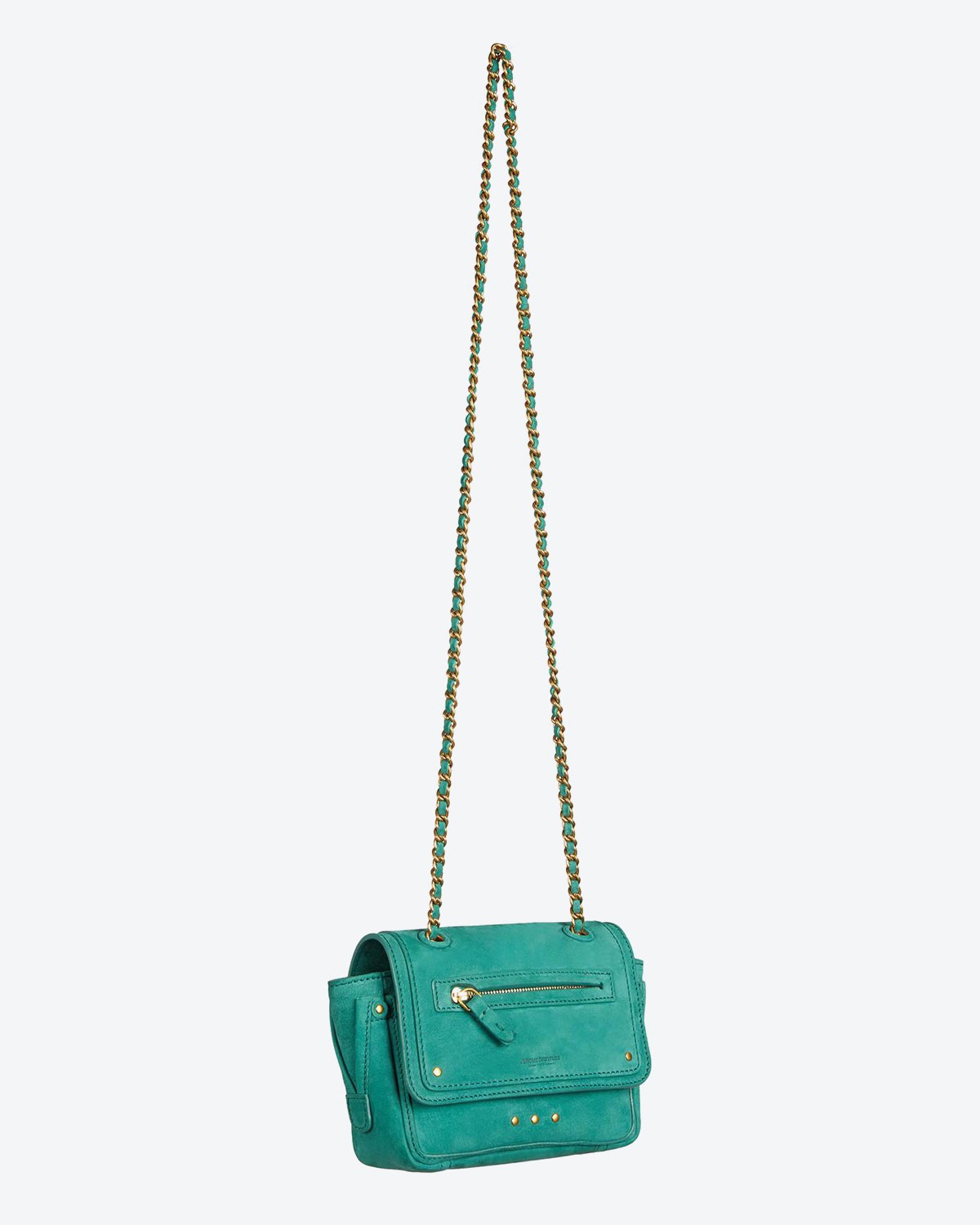 Jérôme Dreyfuss Collection Benji - Goatskin Nubuck Menthe  