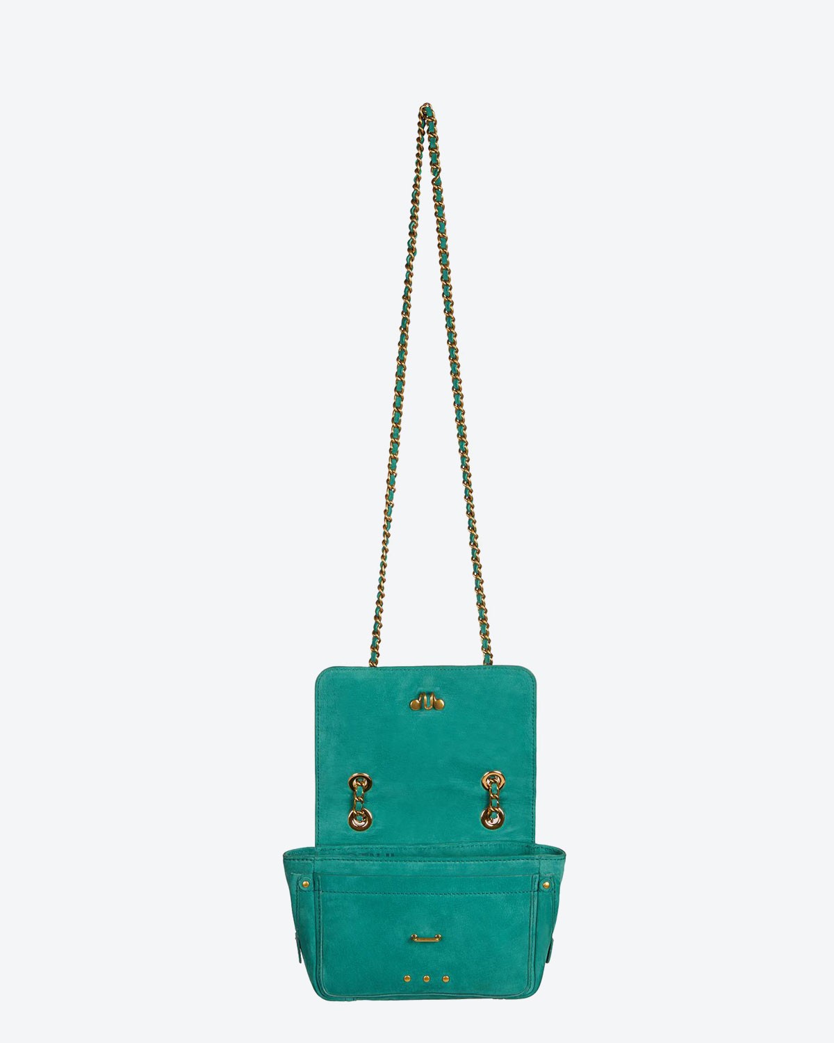 Jérôme Dreyfuss Collection Benji - Goatskin Nubuck Menthe  