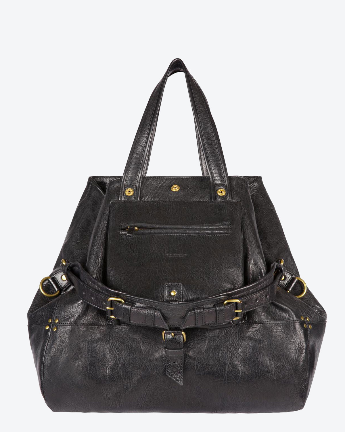 Jérôme Dreyfuss Collection Billy L Noir Goatskin 